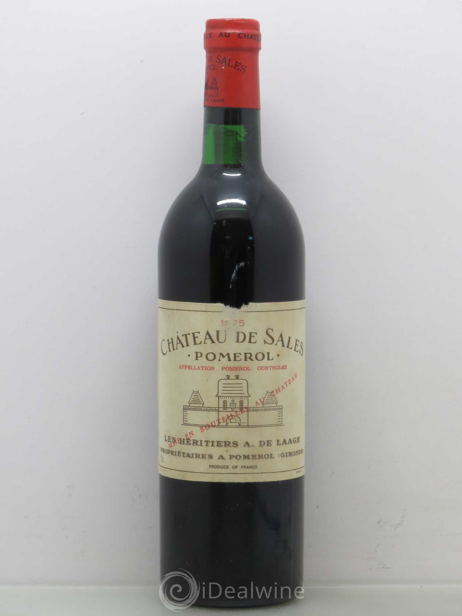 Château de Sales 1975 - Lot de 1 bouteille - 0