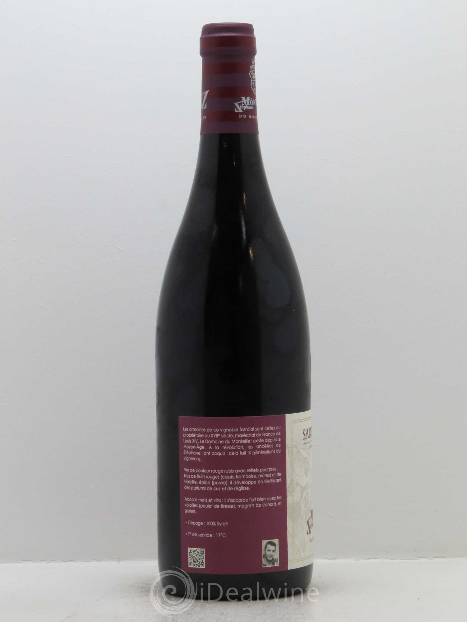 Saint-Joseph Monteillet (Domaine du) - Stéphane Montez 2016 - Lot de 1 bouteille - 2