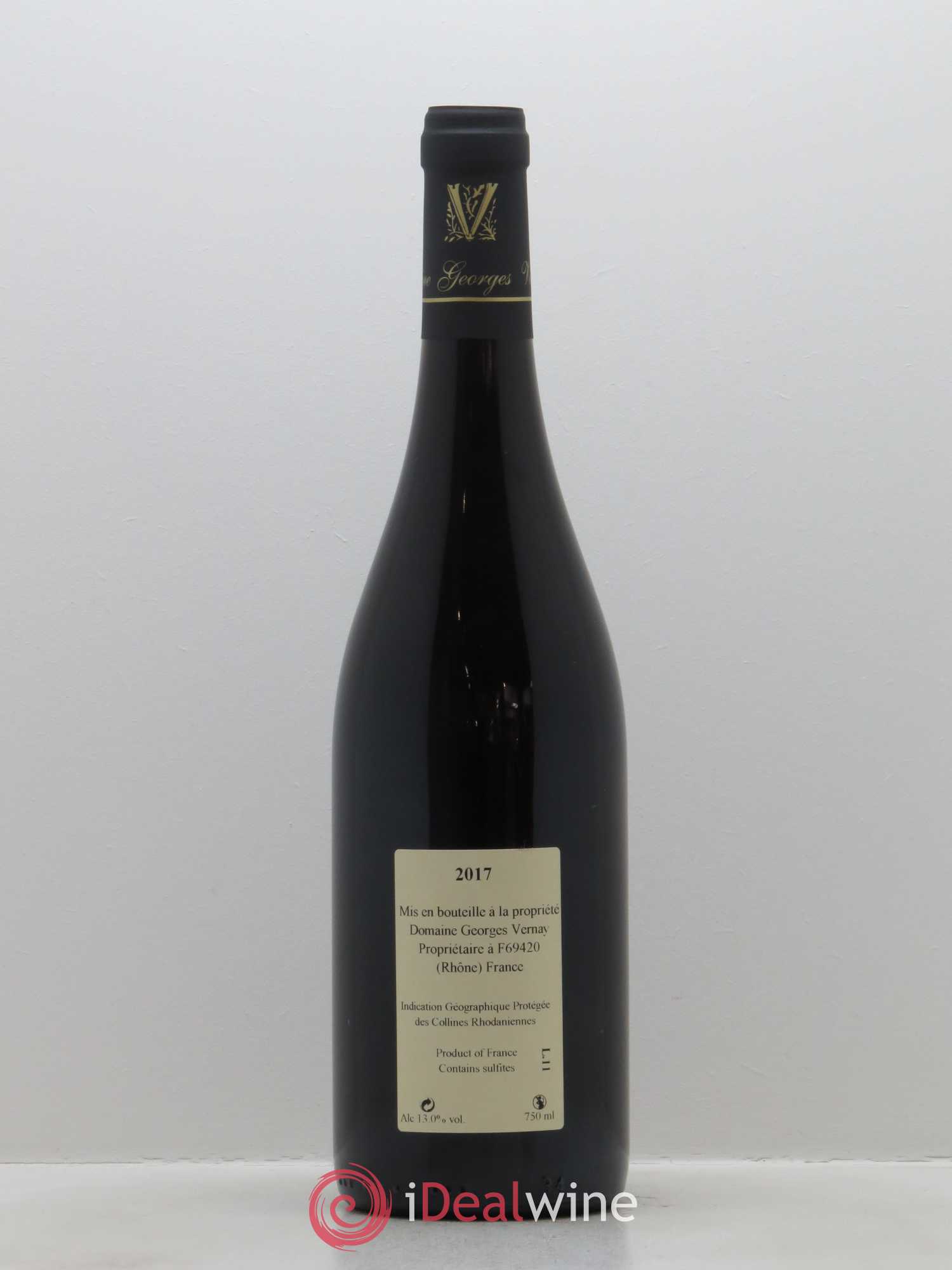 Collines Rhodaniennes Fleurs de Mai Georges Vernay 2017 - Lot de 1 bouteille - 1