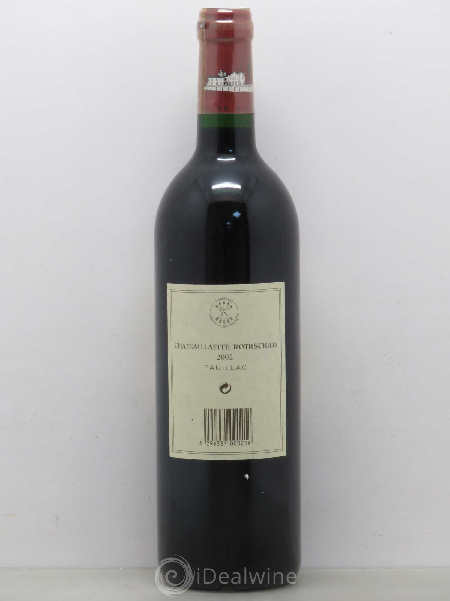 Château Lafite Rothschild 1er Grand Cru Classé 2002 - Lot de 1 bouteille - 1