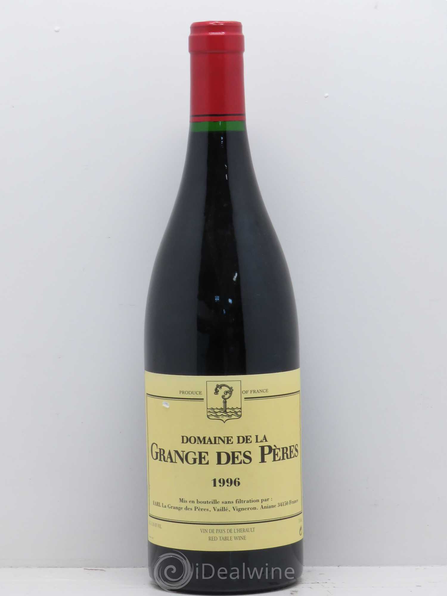 Pays d'Hérault Grange des Pères Laurent Vaillé 1996 - Lot de 1 bouteille - 0