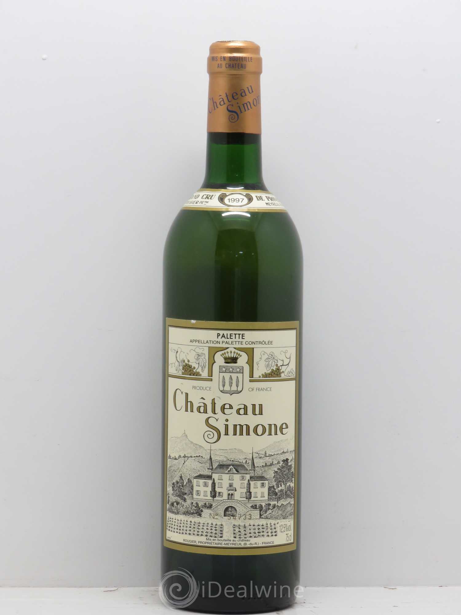 Palette Château Simone Famille Rougier 1997 - Lot de 1 bouteille - 0