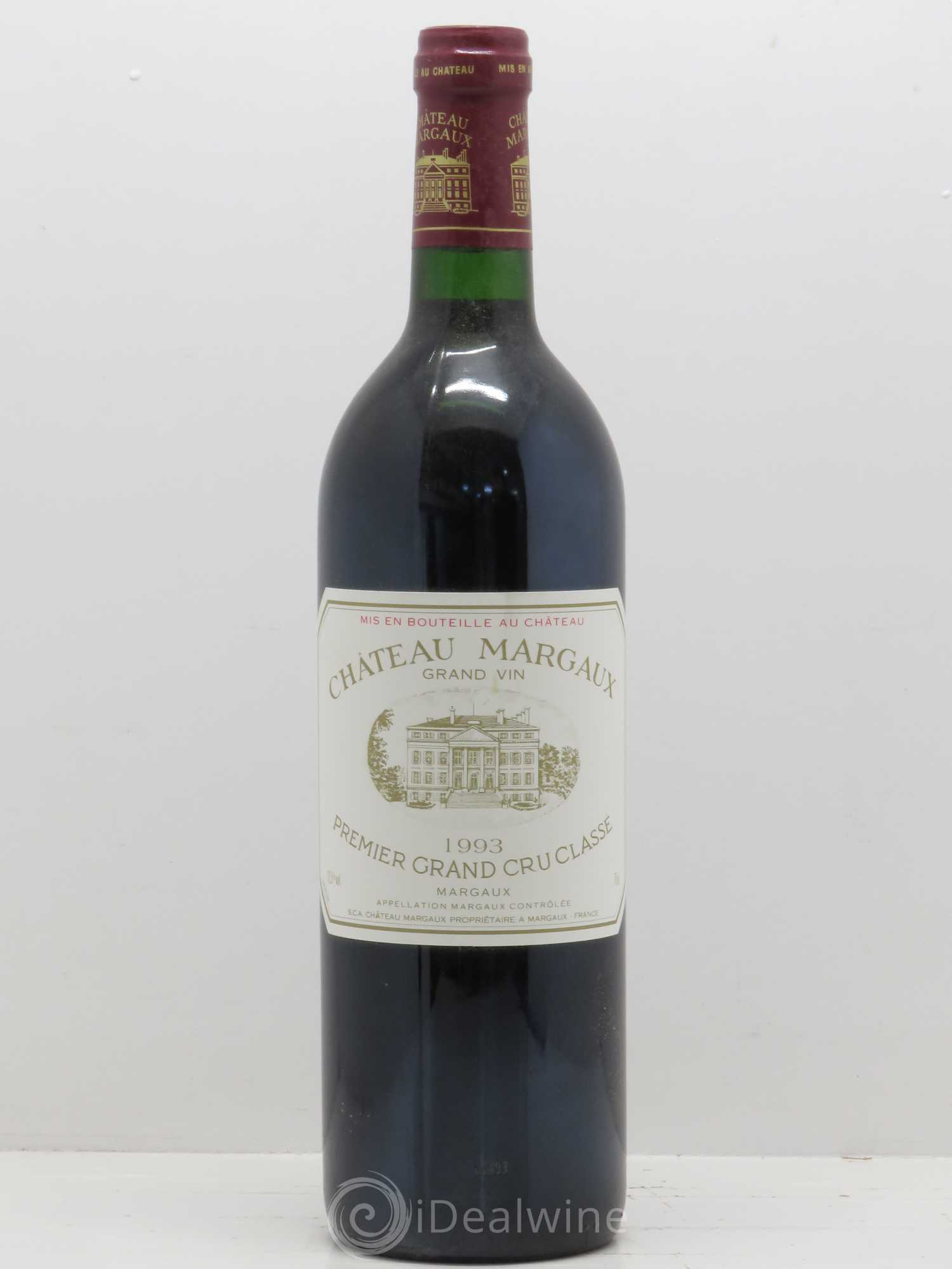 Château Margaux 1er Grand Cru Classé 1993 - Lot de 1 bouteille - 0