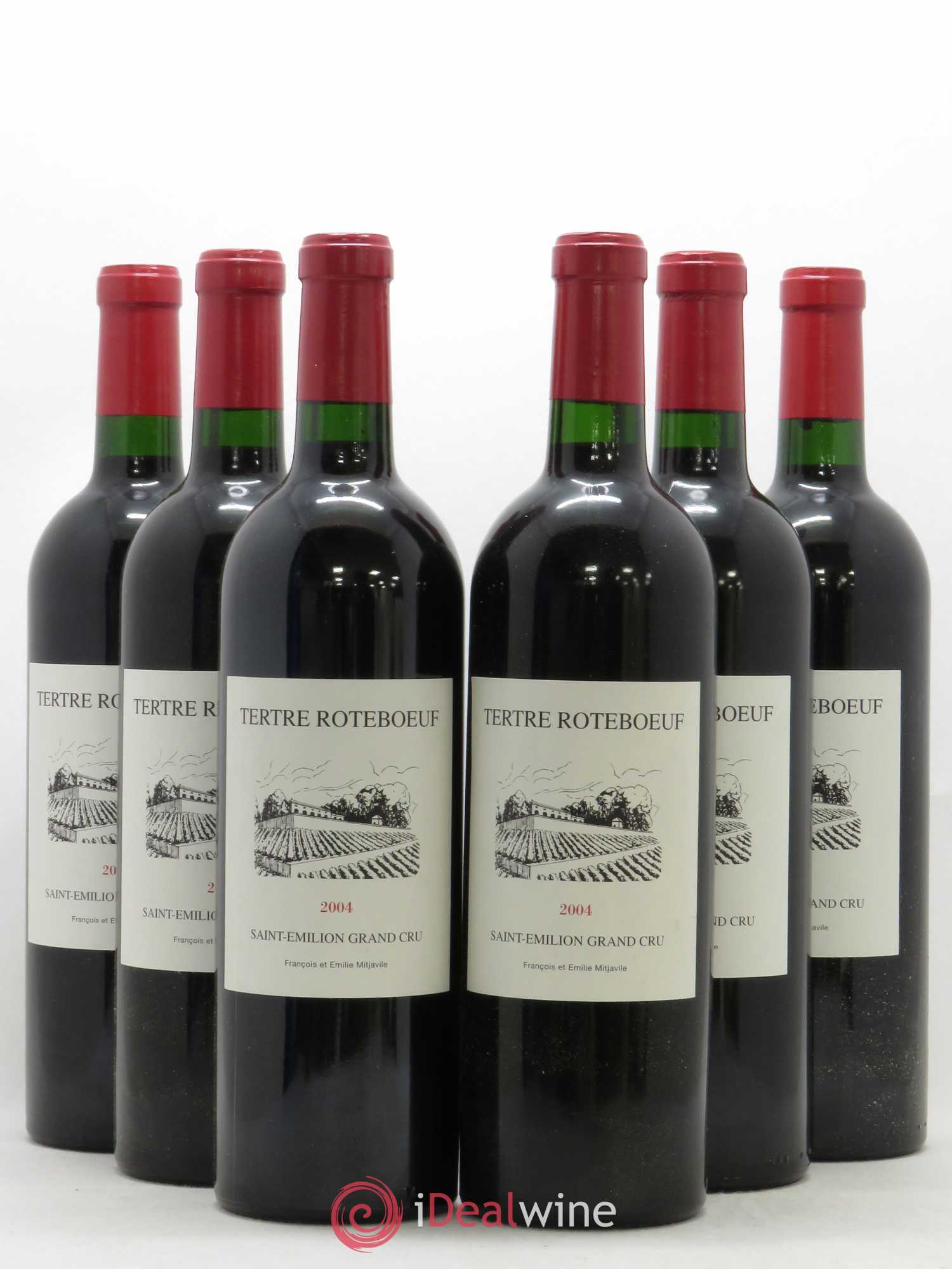 Château Tertre Roteboeuf 2004 - Lot de 6 bouteilles - 0