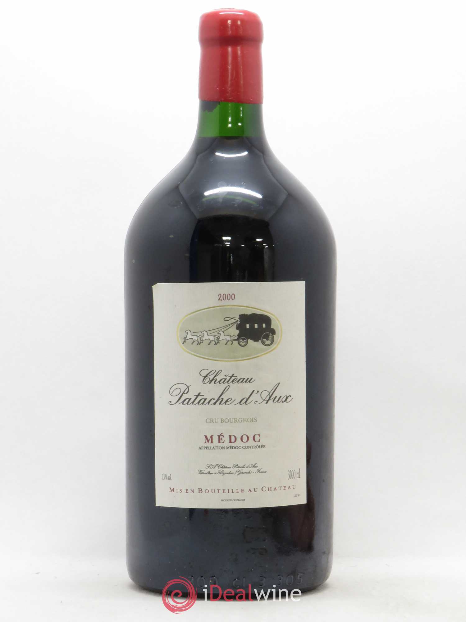 Château Patache d'Aux Cru Bourgeois 2000 - Lot de 1 double magnum - 0