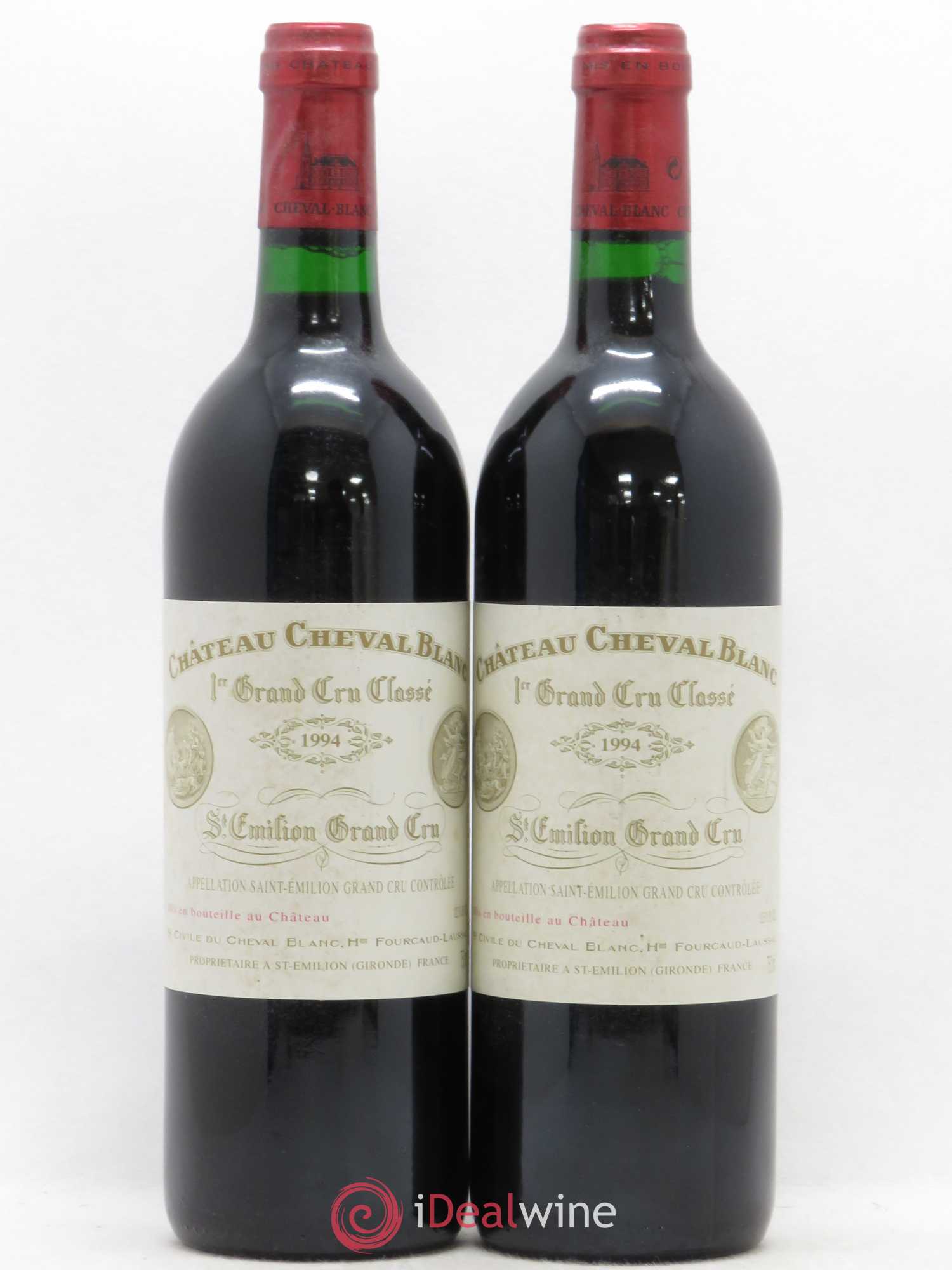 Château Cheval Blanc 1er Grand Cru Classé A 1994 - Lot de 2 bouteilles - 0