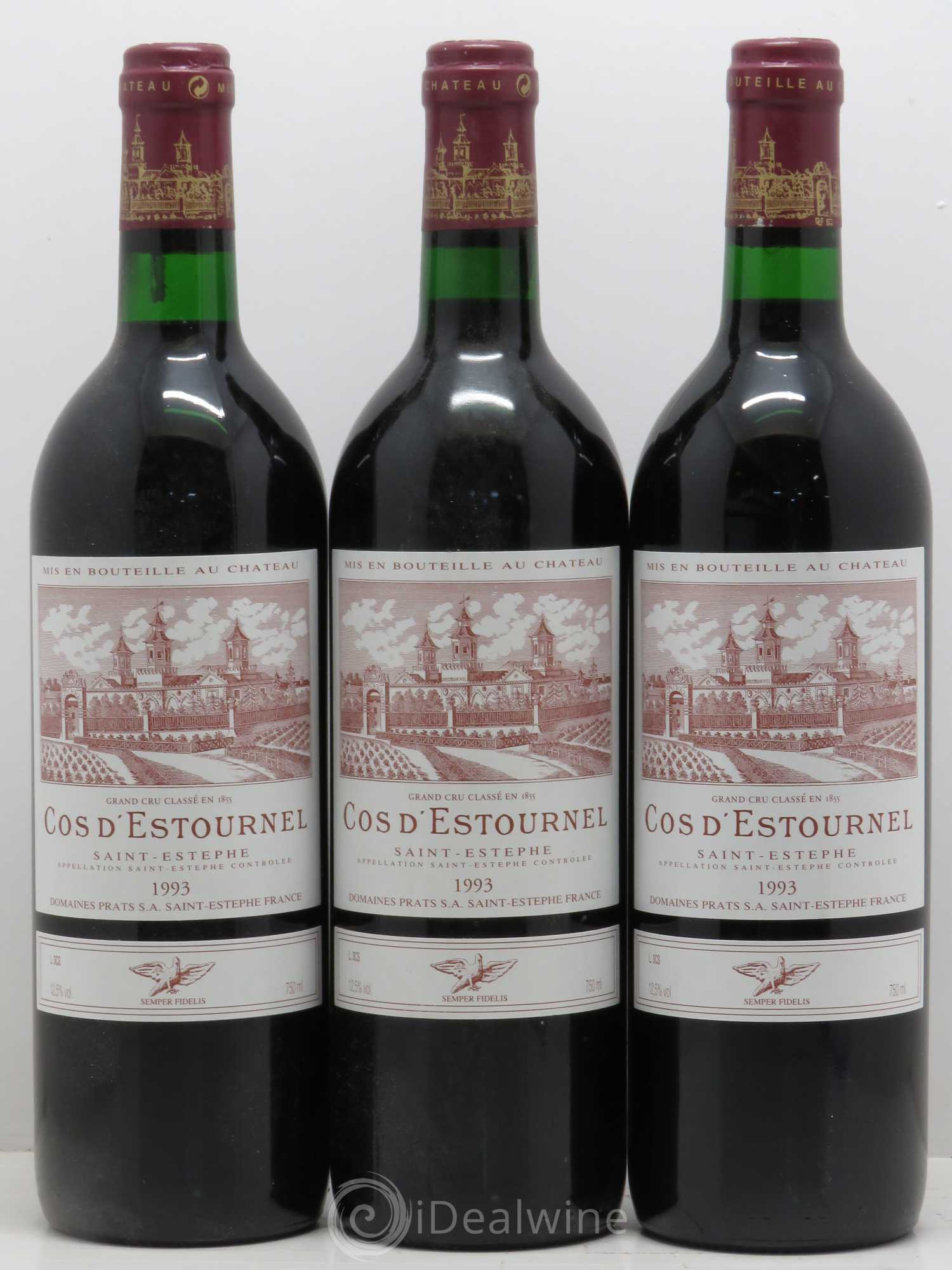 Cos d'Estournel 2ème Grand Cru Classé 1993 - Lot de 6 bouteilles - 2