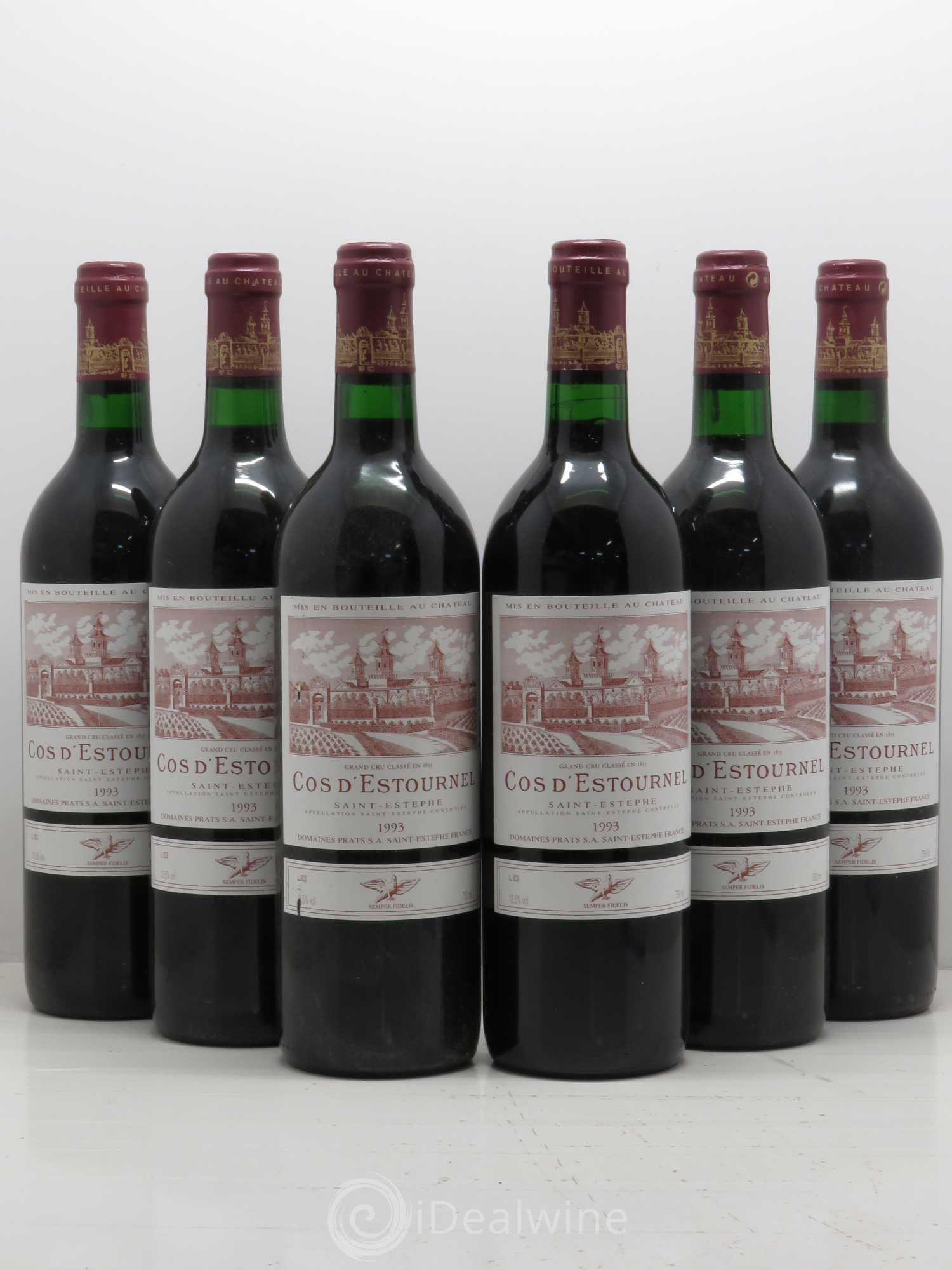 Cos d'Estournel 2ème Grand Cru Classé 1993 - Lot de 6 bouteilles - 0