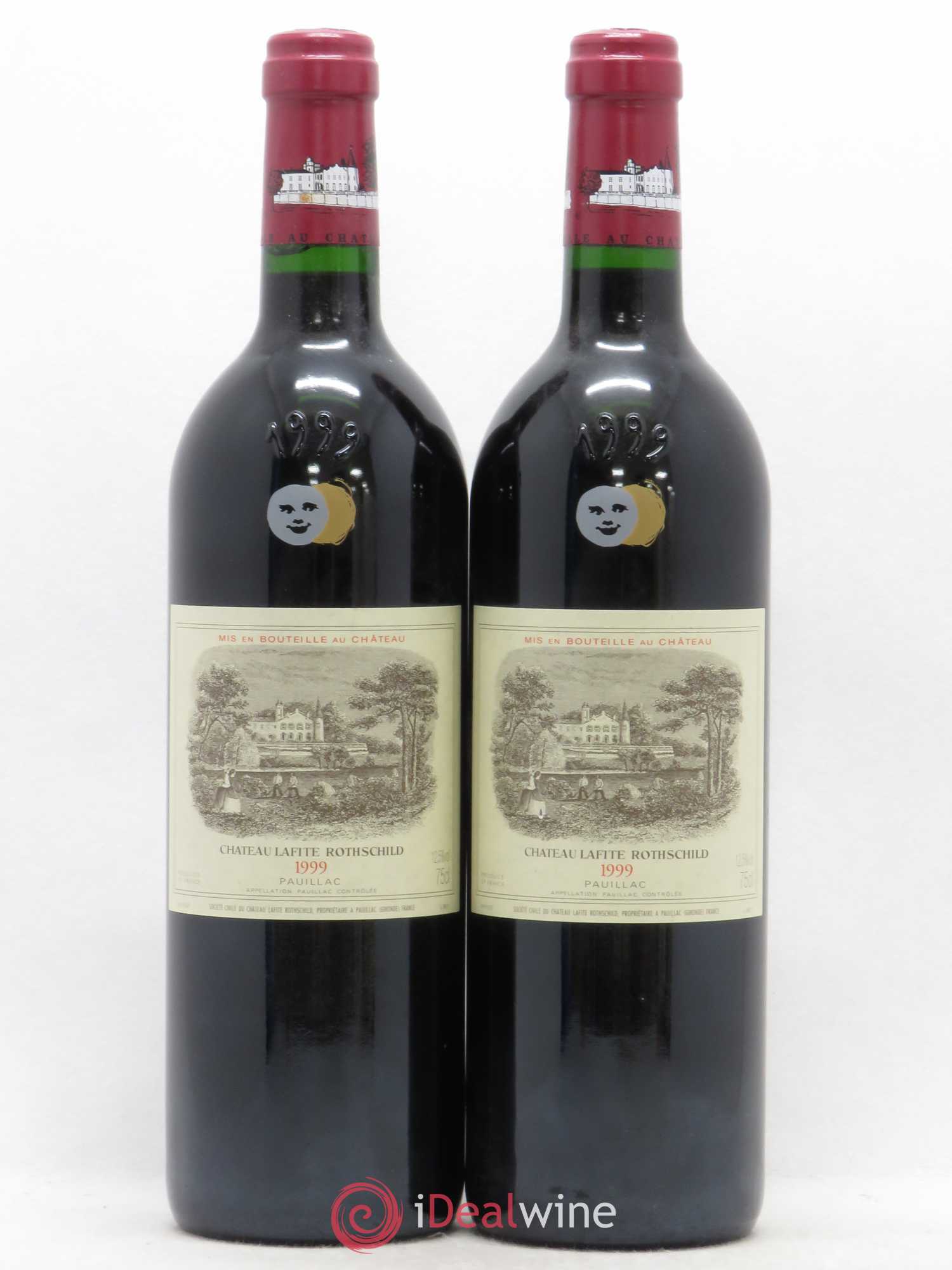 Château Lafite Rothschild 1er Grand Cru Classé 1999 - Lot de 2 bouteilles - 0
