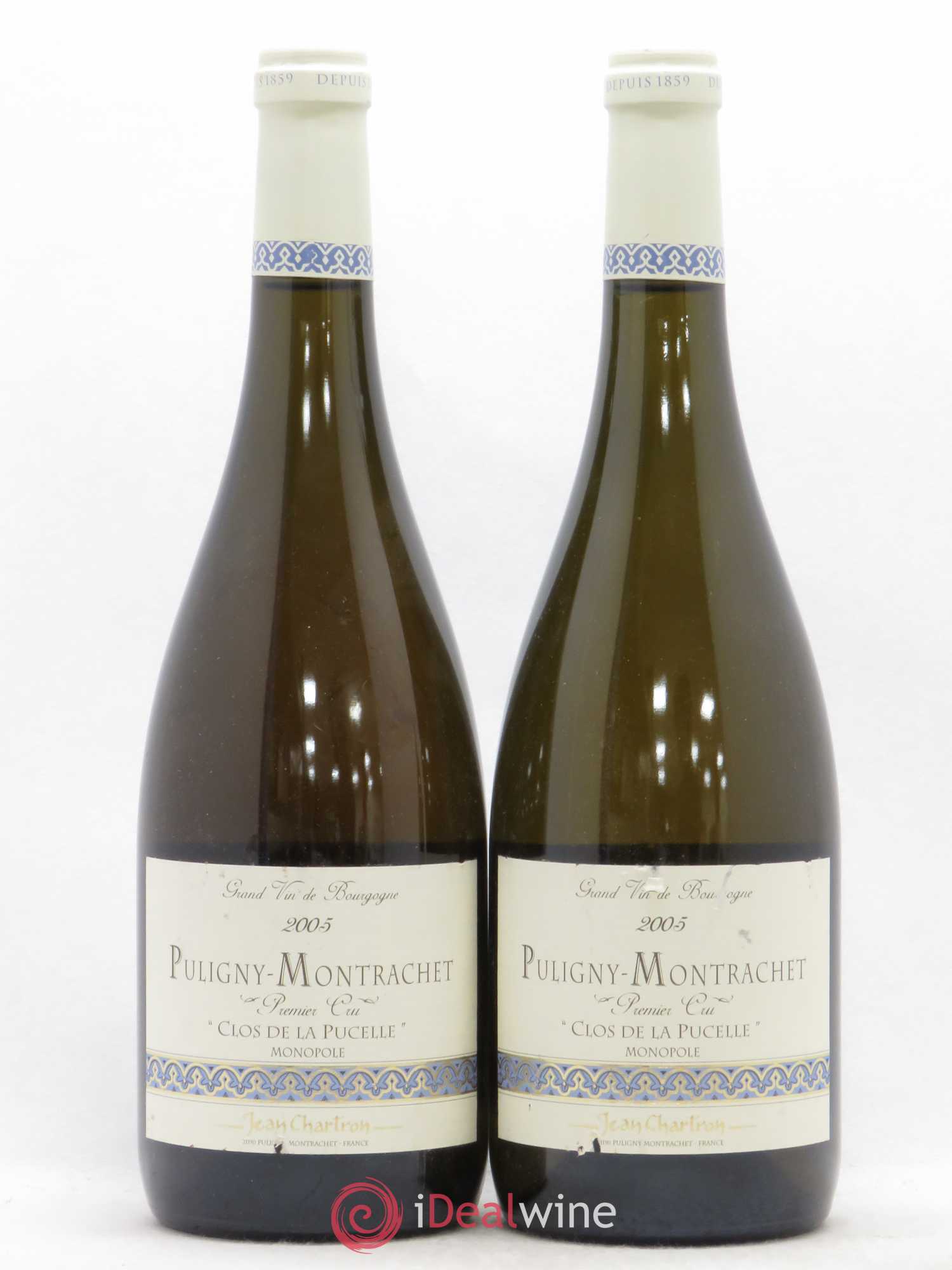 Puligny-Montrachet 1er Cru Clos de la Pucelle Jean Chartron (Domaine) 2005 - Lot de 2 bouteilles - 0