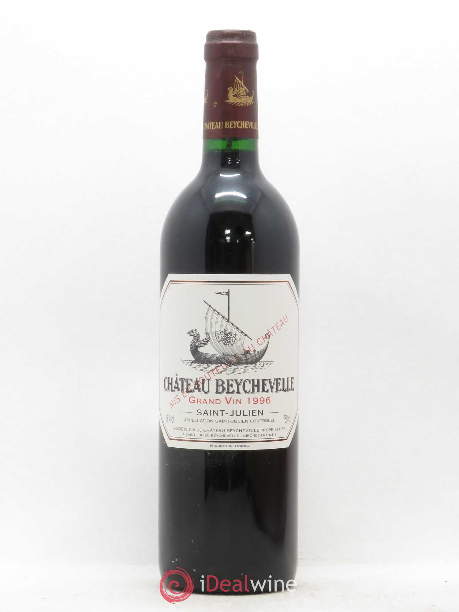 Château Beychevelle 4ème Grand Cru Classé 1996 - Lot de 1 bouteille - 0