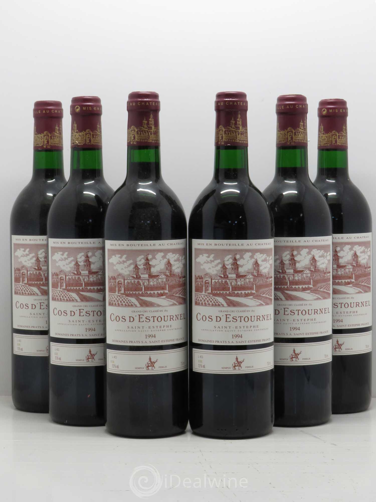 Cos d'Estournel 2ème Grand Cru Classé 1994 - Lot de 6 bouteilles - 0