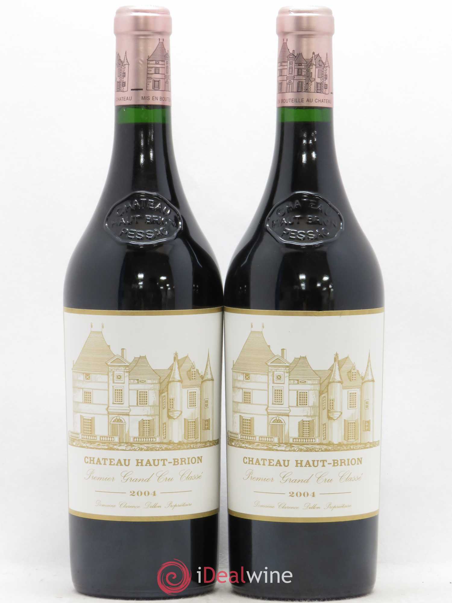 Château Haut Brion 1er Grand Cru Classé 2004 - Lot de 2 bouteilles - 0