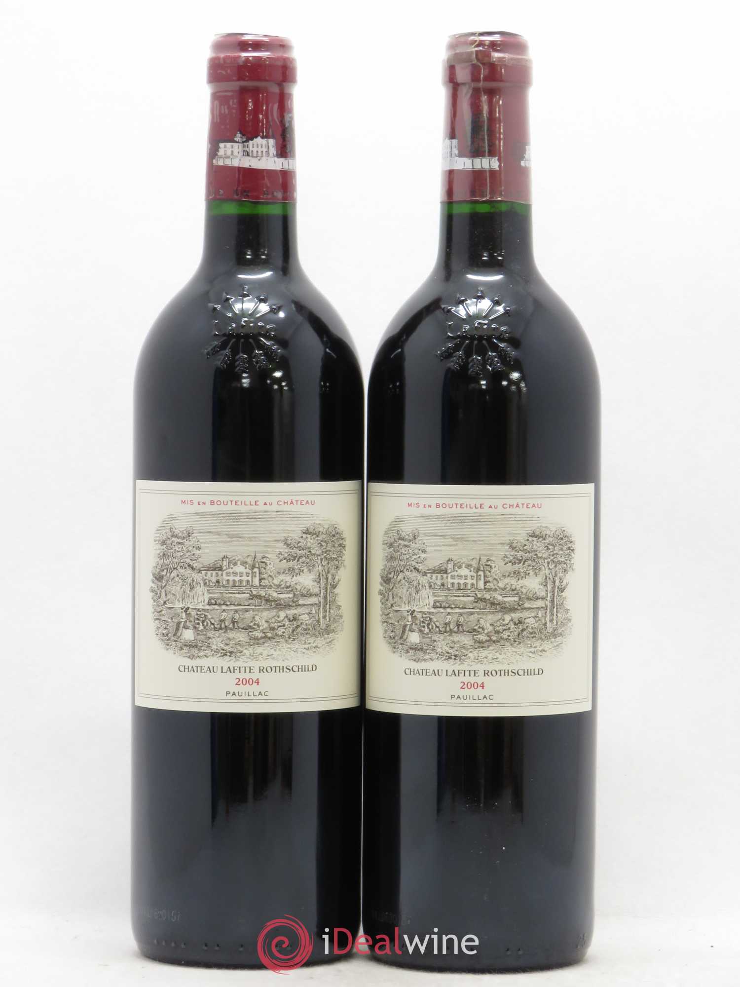 Château Lafite Rothschild 1er Grand Cru Classé 2004 - Lot de 2 bouteilles - 0
