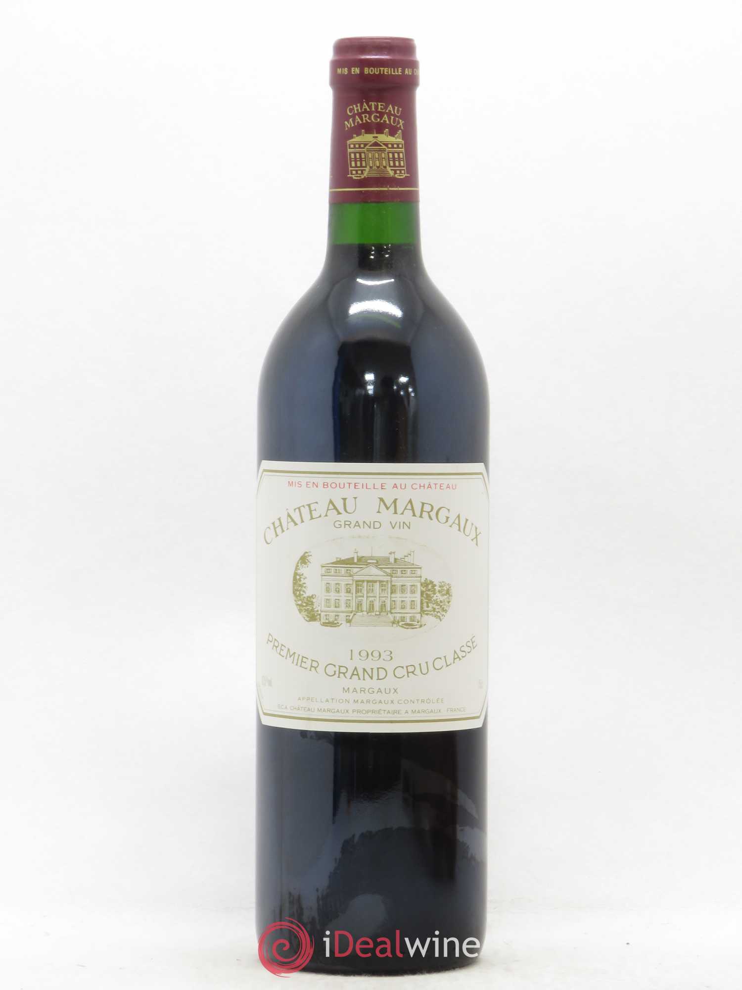 Château Margaux 1er Grand Cru Classé 1993 - Lot de 1 bouteille - 0
