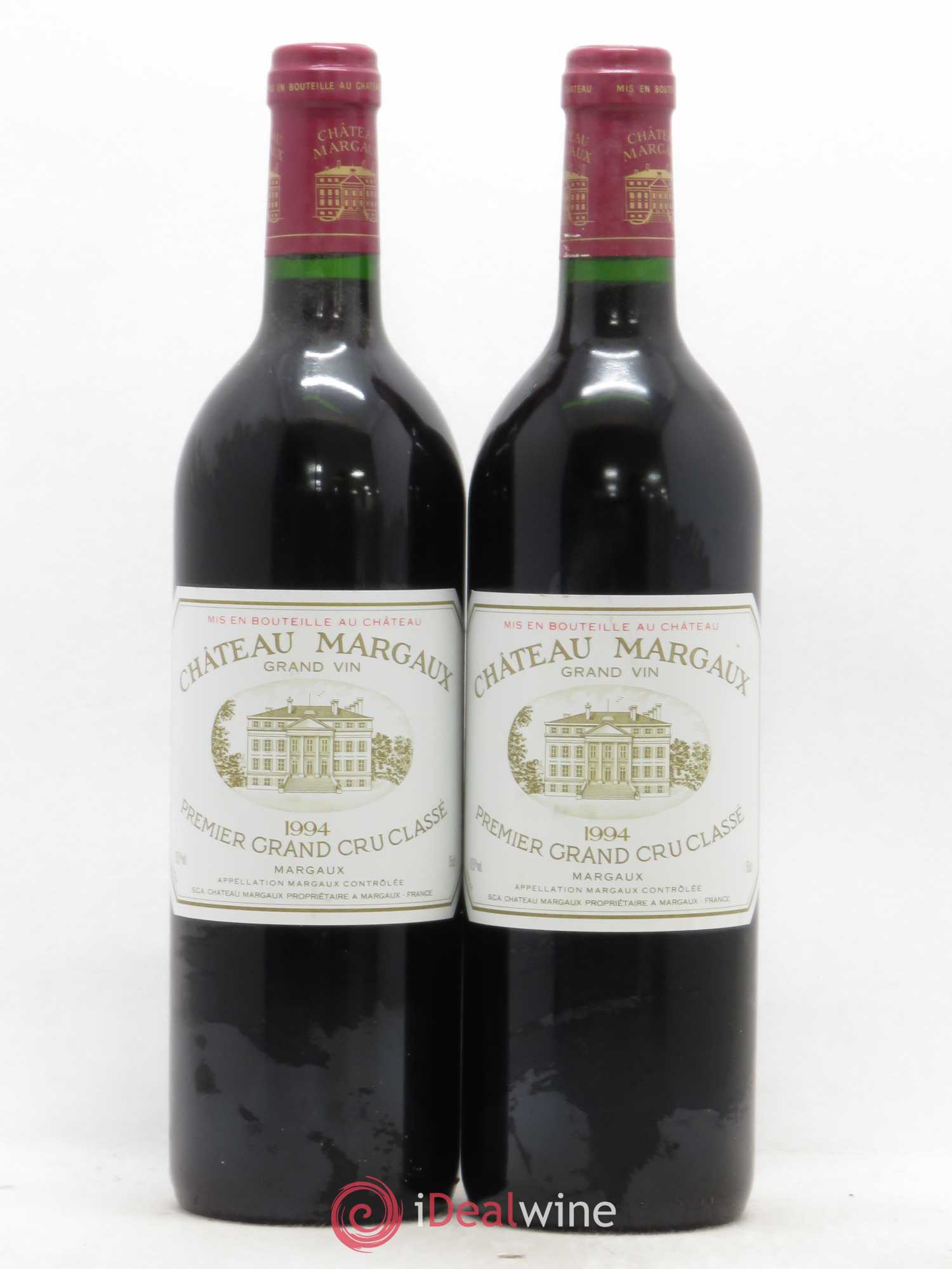 Château Margaux 1er Grand Cru Classé 1994 - Lot de 2 bouteilles - 0