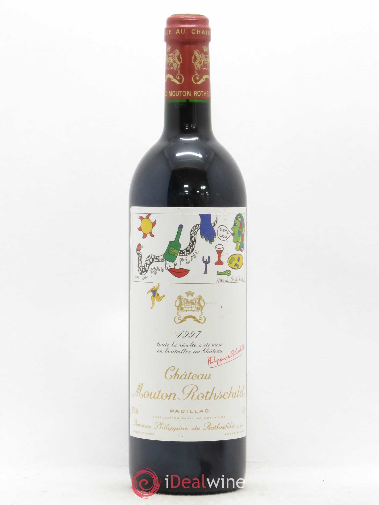 Château Mouton Rothschild 1er Grand Cru Classé 1997 - Lot de 1 bouteille - 0