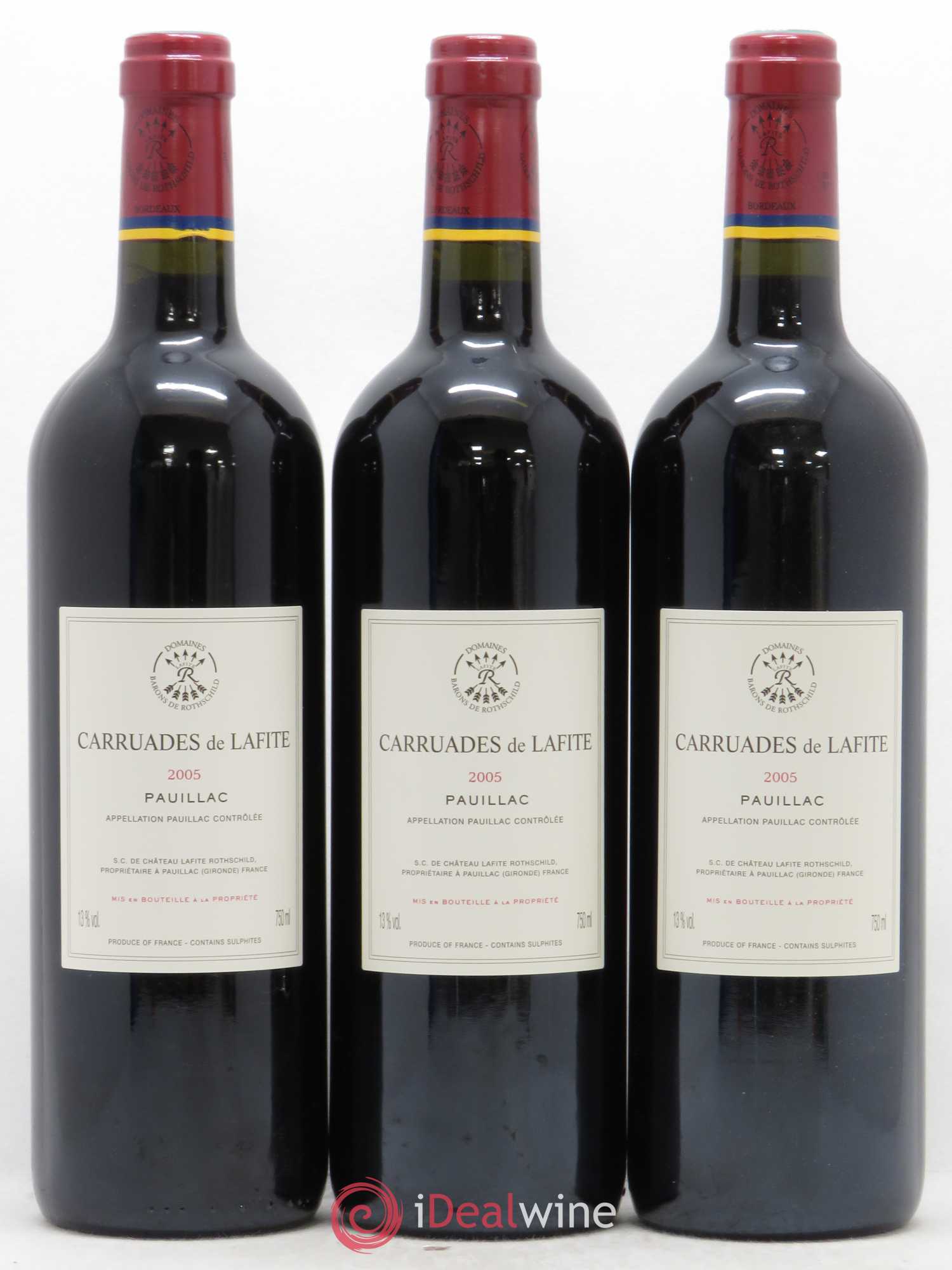Carruades de Lafite Rothschild Second Vin 2005 - Lot de 12 bouteilles - 2