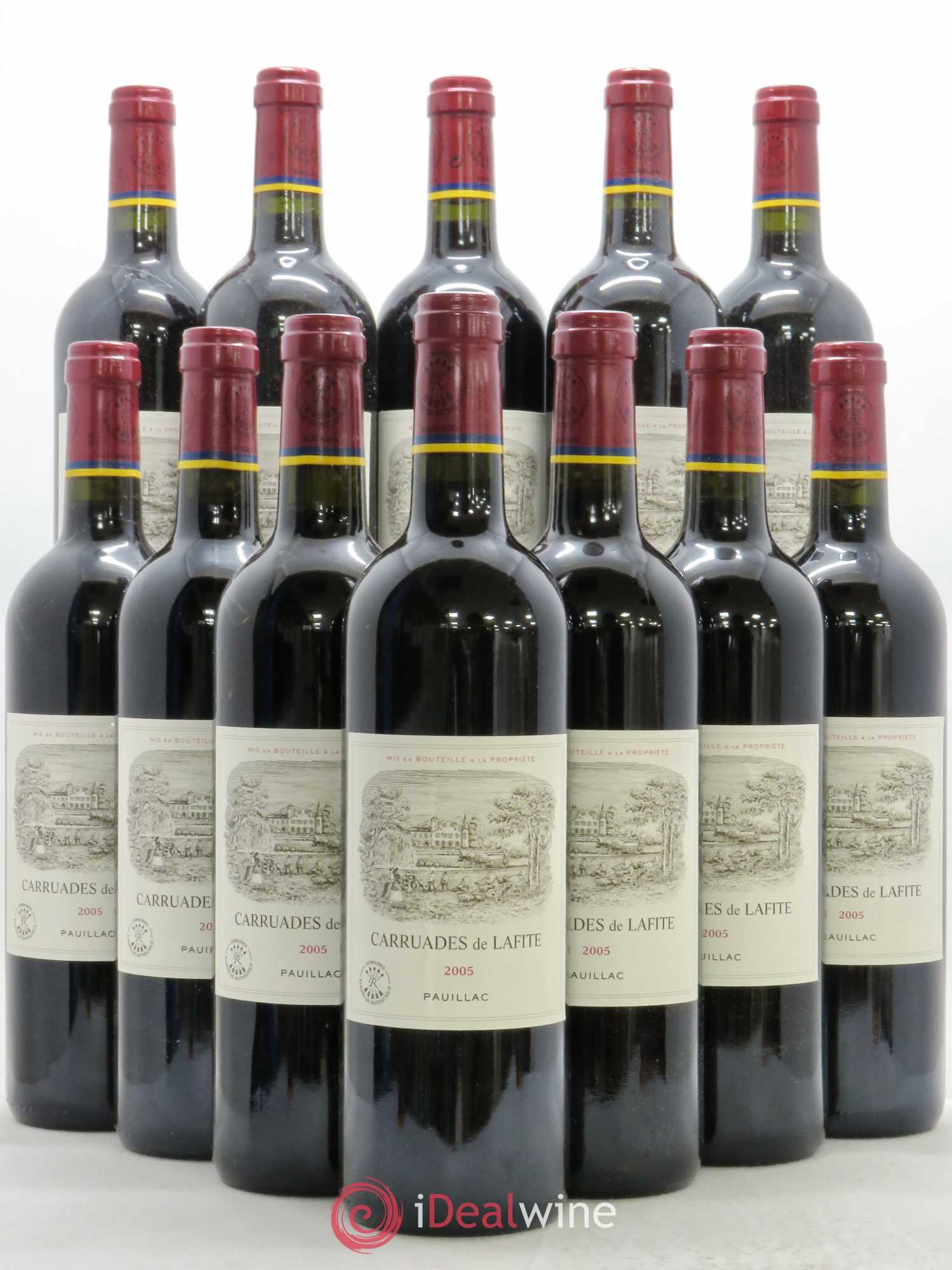 Carruades de Lafite Rothschild Second Vin 2005 - Lot de 12 bouteilles - 0