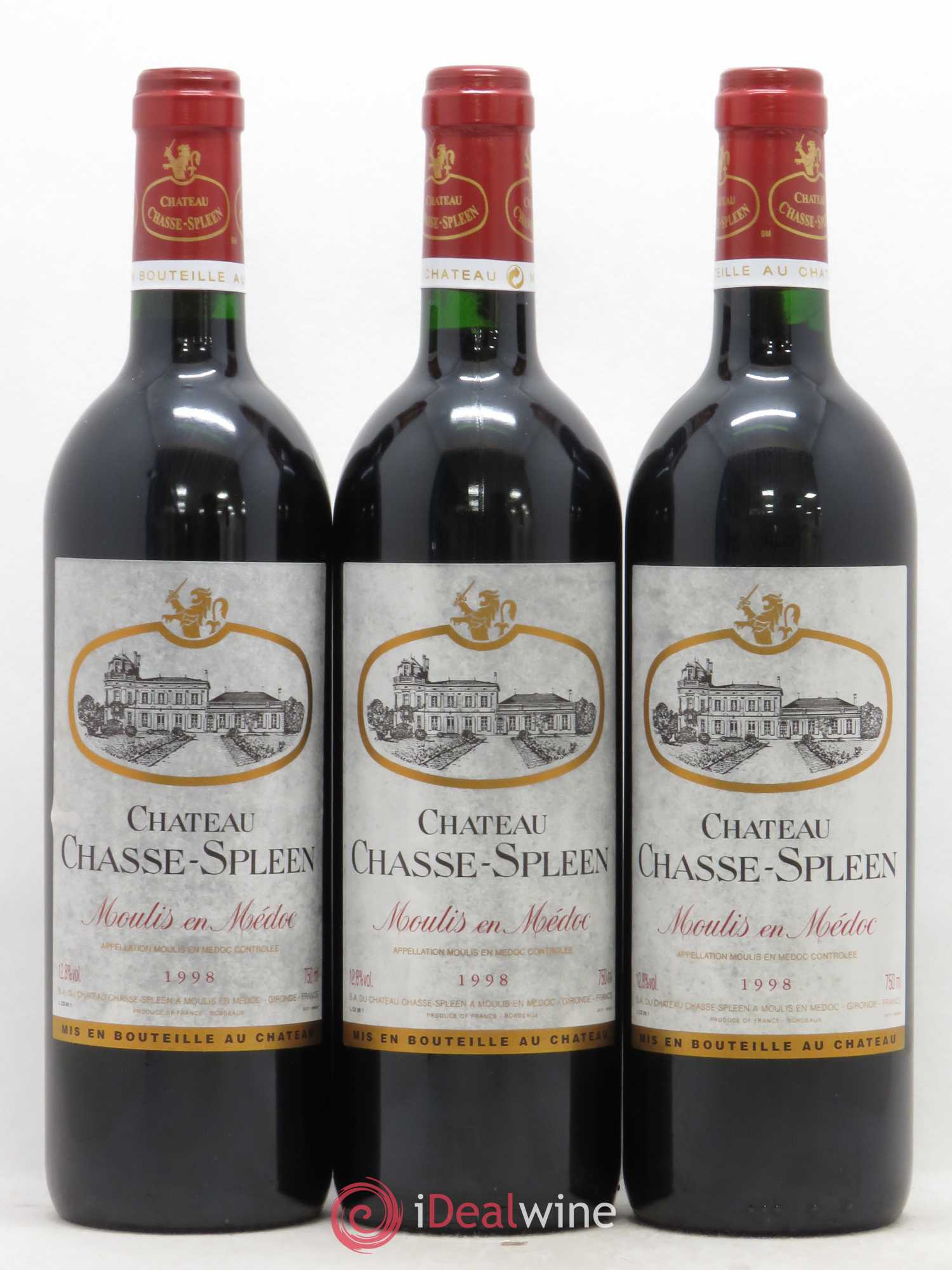 Château Chasse Spleen 1998 - Lot de 12 bouteilles - 3