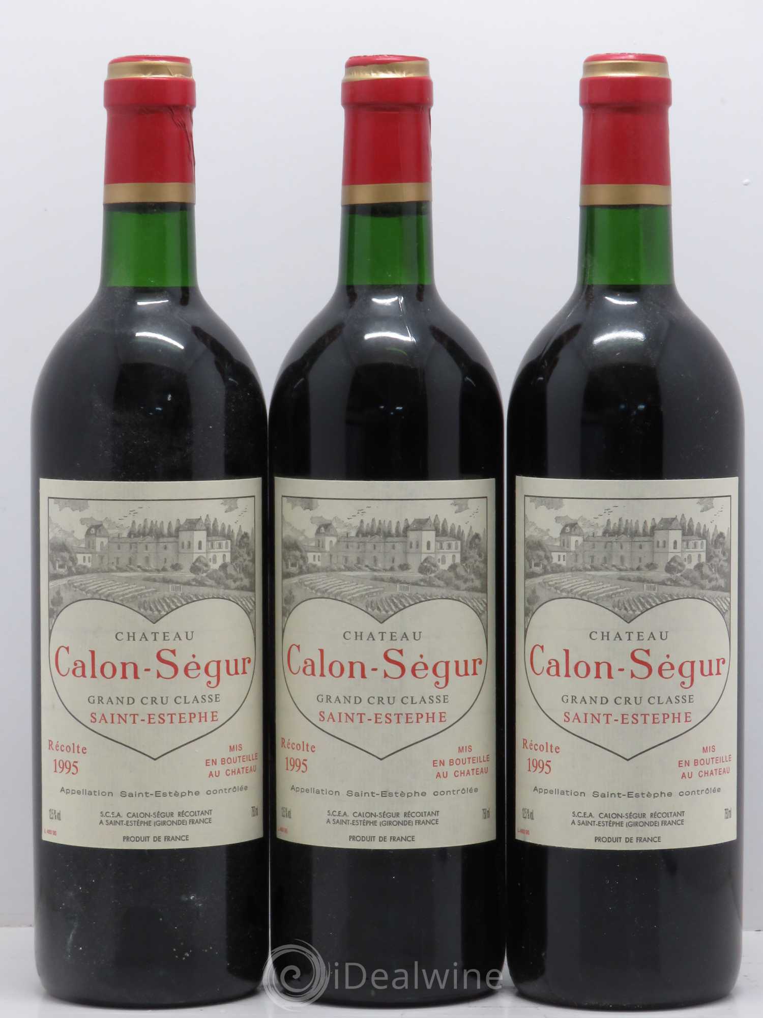 Château Calon Ségur 3ème Grand Cru Classé 1995 - Lot de 6 bouteilles - 2