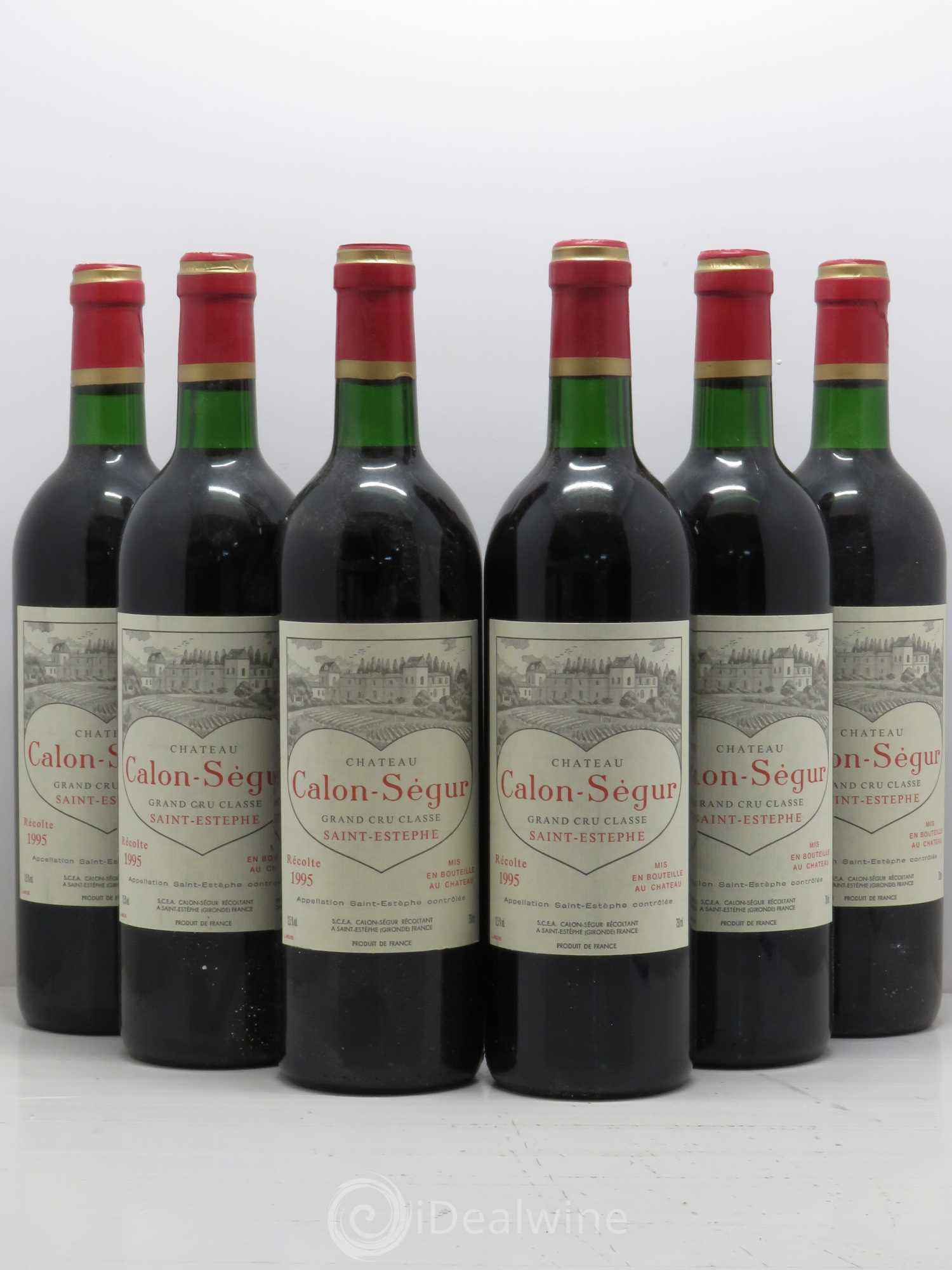 Château Calon Ségur 3ème Grand Cru Classé 1995 - Lot de 6 bouteilles - 0