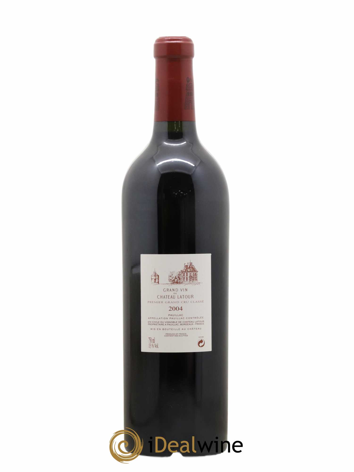 Château Latour 1er Grand Cru Classé 2004 - Lot de 1 bouteille - 1