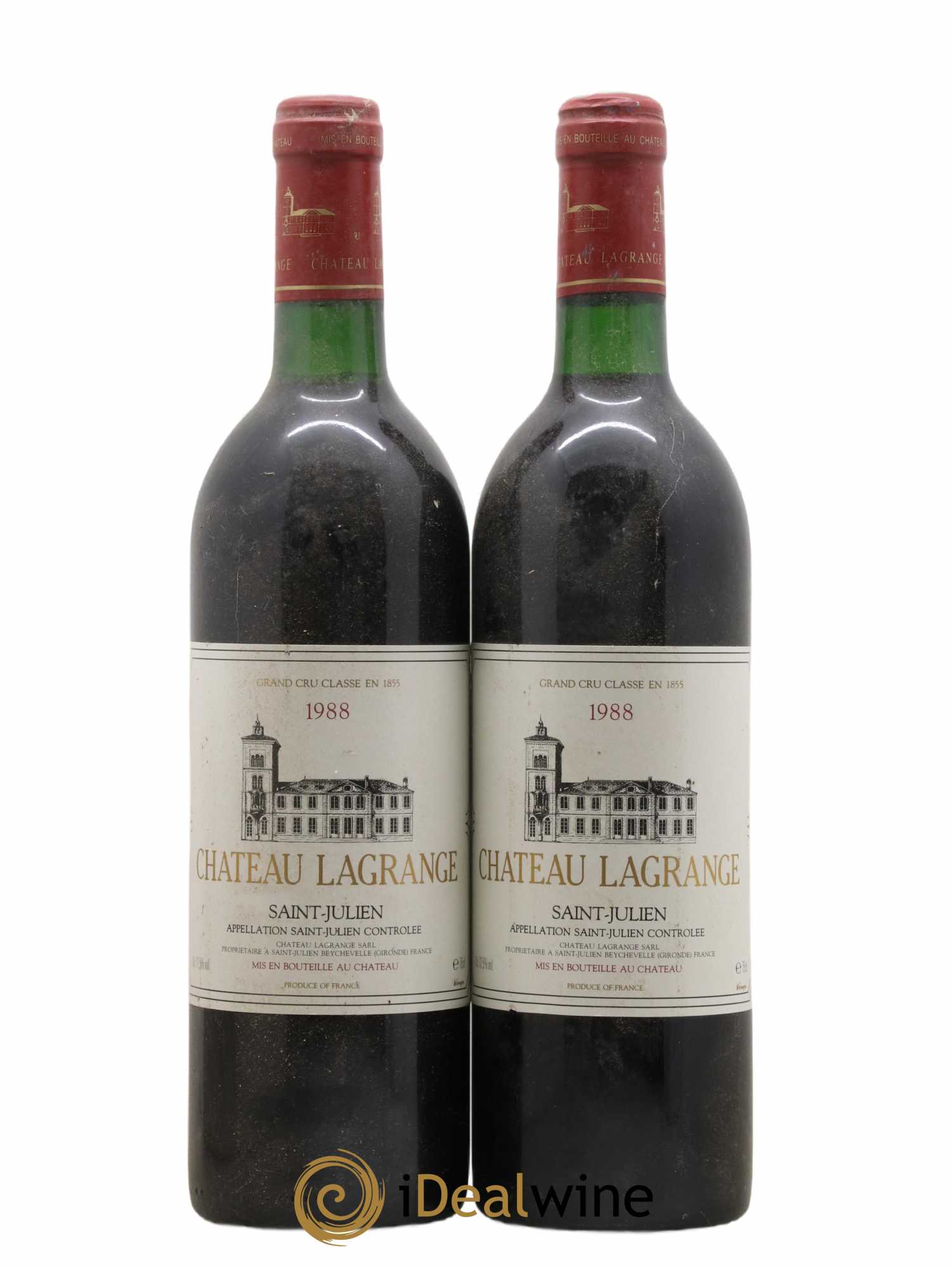 Château Lagrange 3ème Grand Cru Classé 1988 - Lot de 2 bouteilles - 0