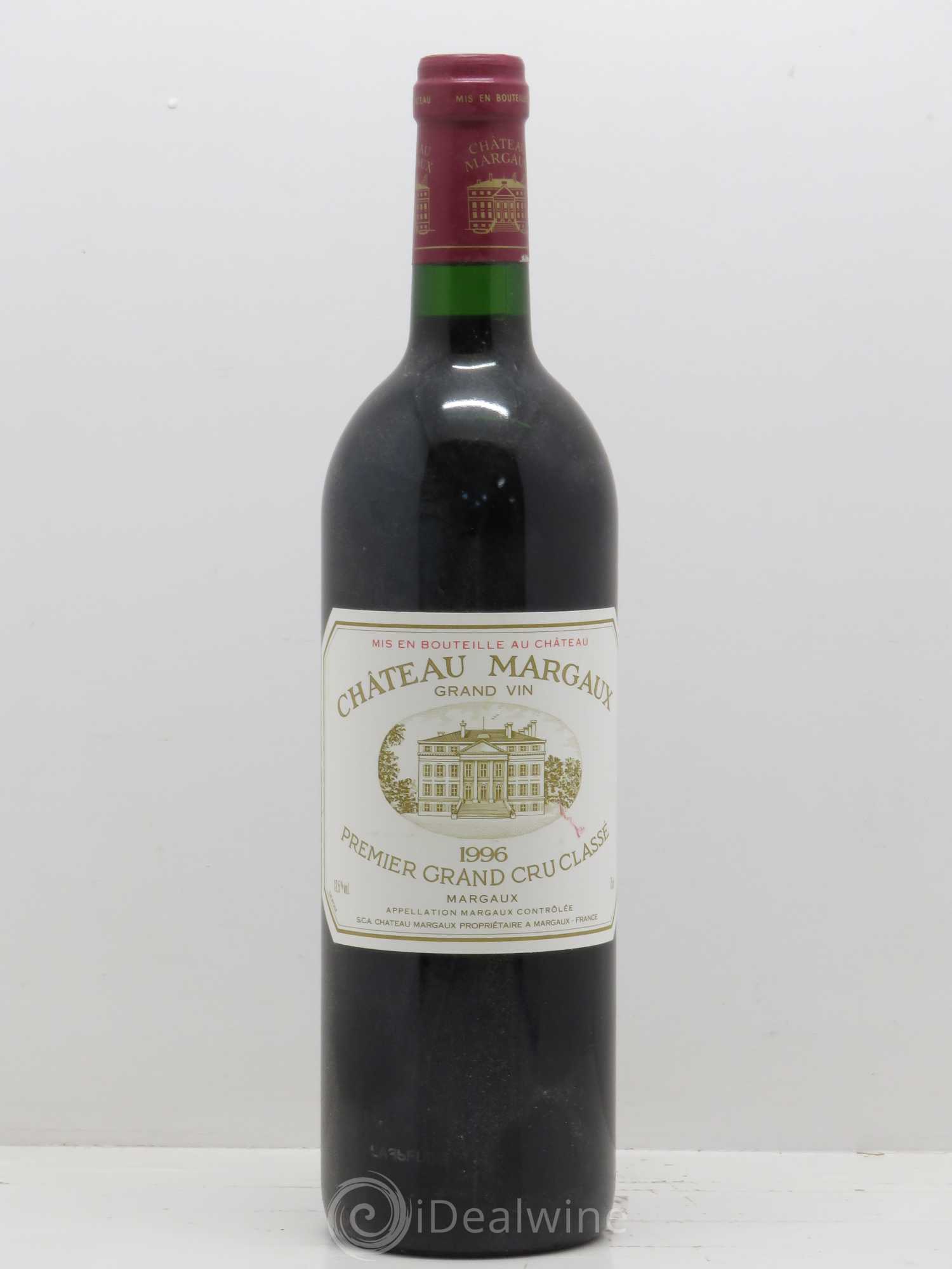 Château Margaux 1er Grand Cru Classé 1996 - Lot de 1 bouteille - 0