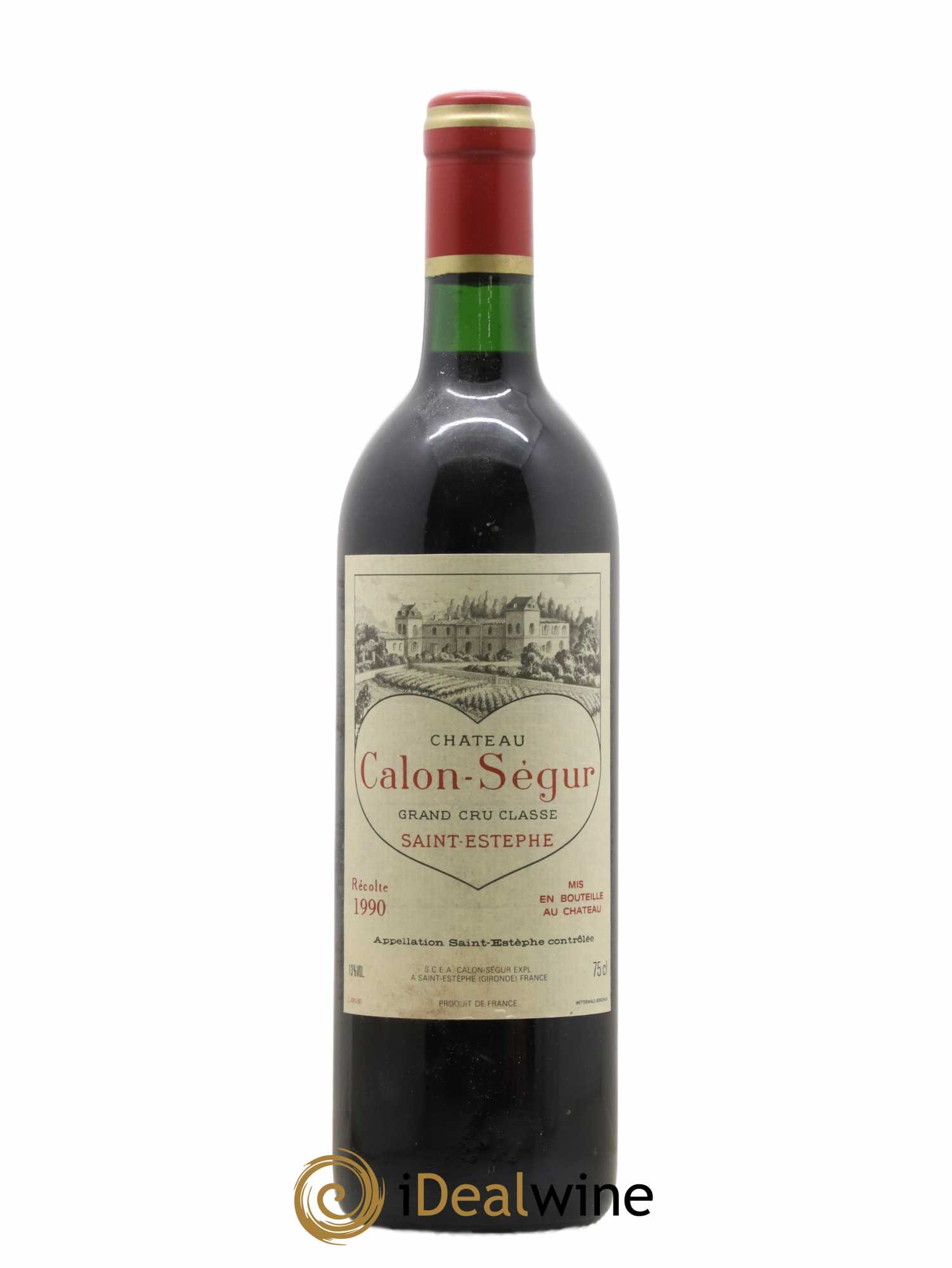 Château Calon Ségur 3ème Grand Cru Classé 1990 - Lot de 1 bouteille - 0