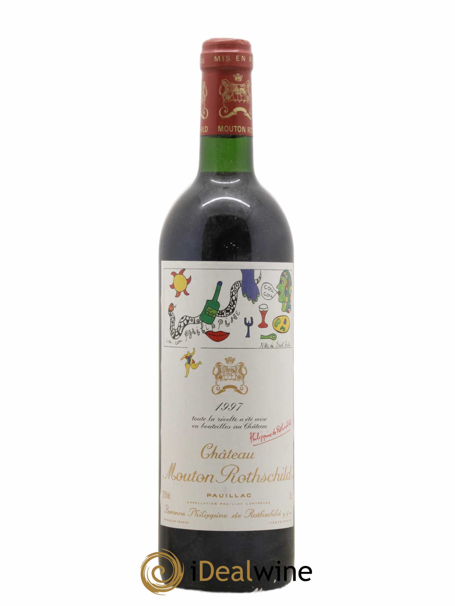 Château Mouton Rothschild 1er Grand Cru Classé 1997 - Lot de 1 bouteille - 0