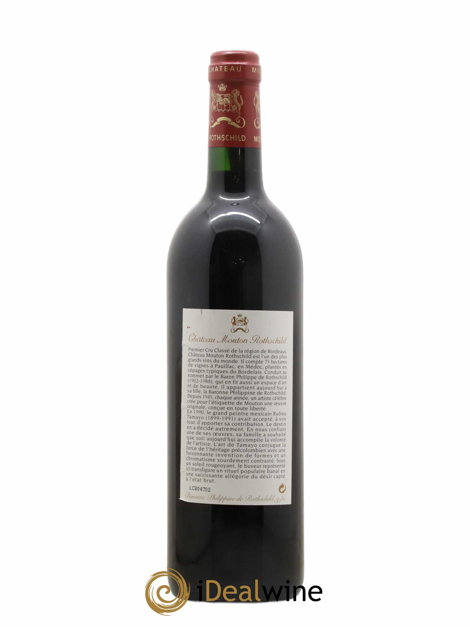 Château Mouton Rothschild 1er Grand Cru Classé 1998 - Lot of 1 bottle - 1