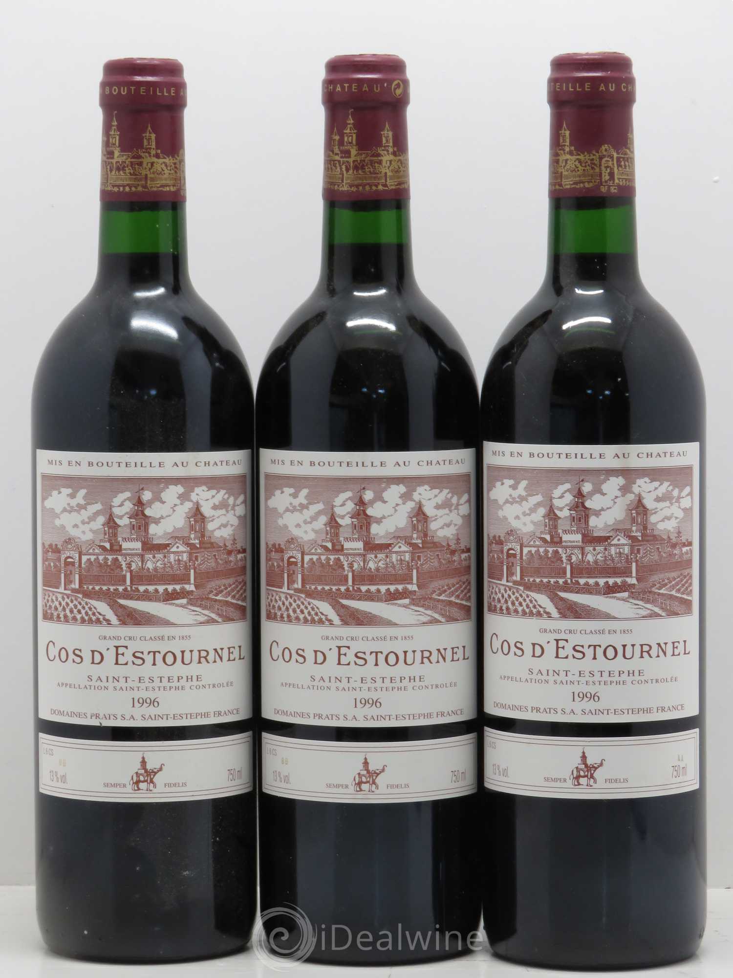 Cos d'Estournel 2ème Grand Cru Classé 1996 - Lot de 6 bouteilles - 2