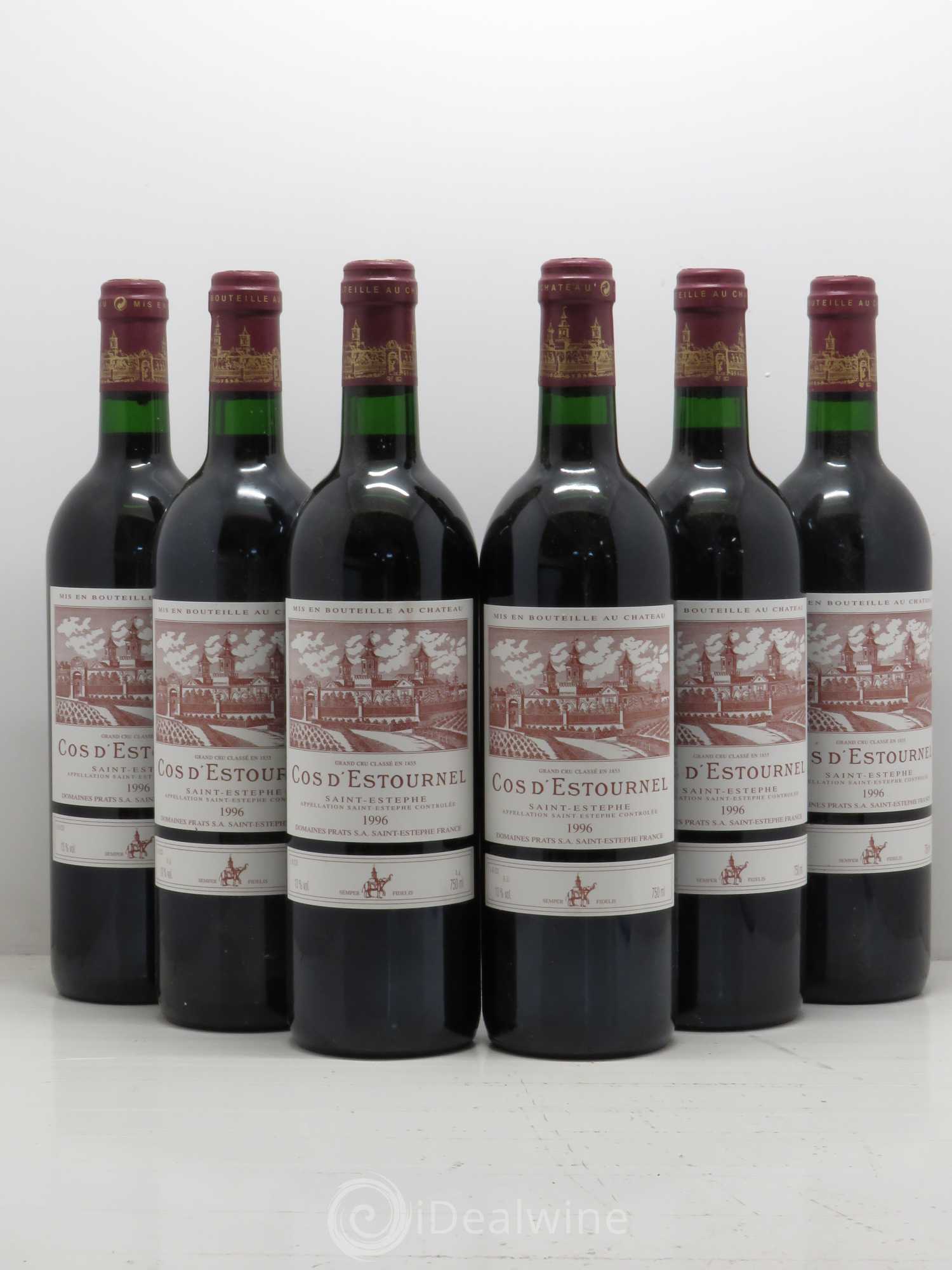 Cos d'Estournel 2ème Grand Cru Classé 1996 - Lot de 6 bouteilles - 0