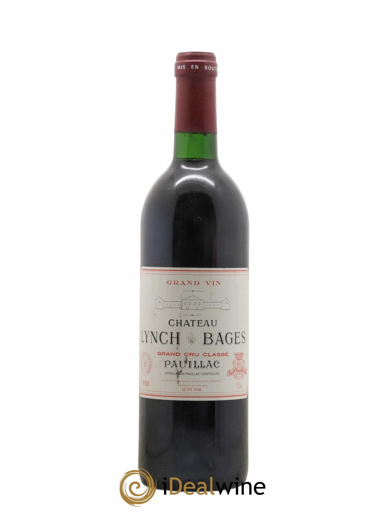 Château Lynch Bages 5ème Grand Cru Classé 1988 - Lot de 1 bouteille - 0