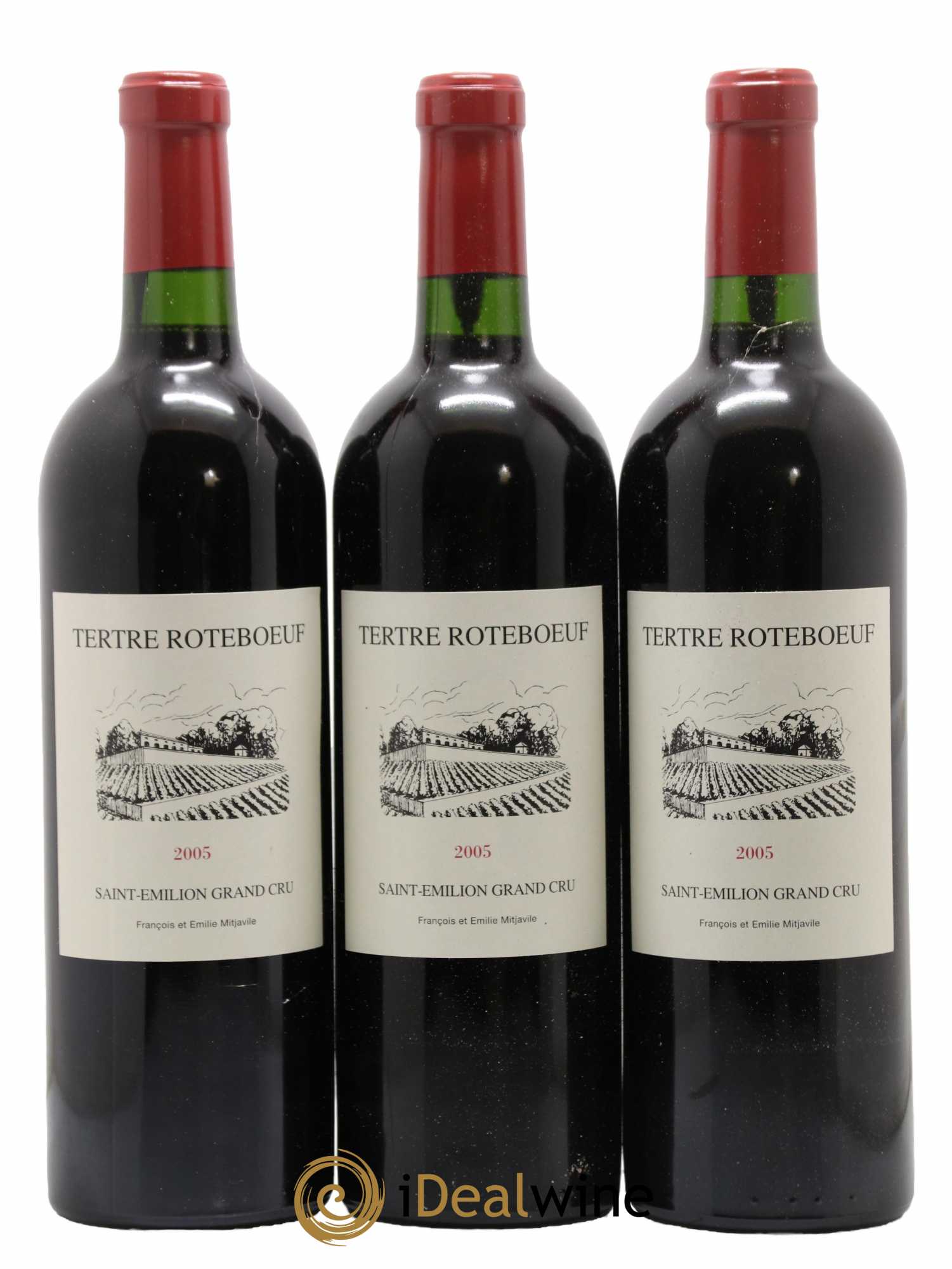 Château Tertre Roteboeuf 2005 - Lot de 6 bouteilles - 1