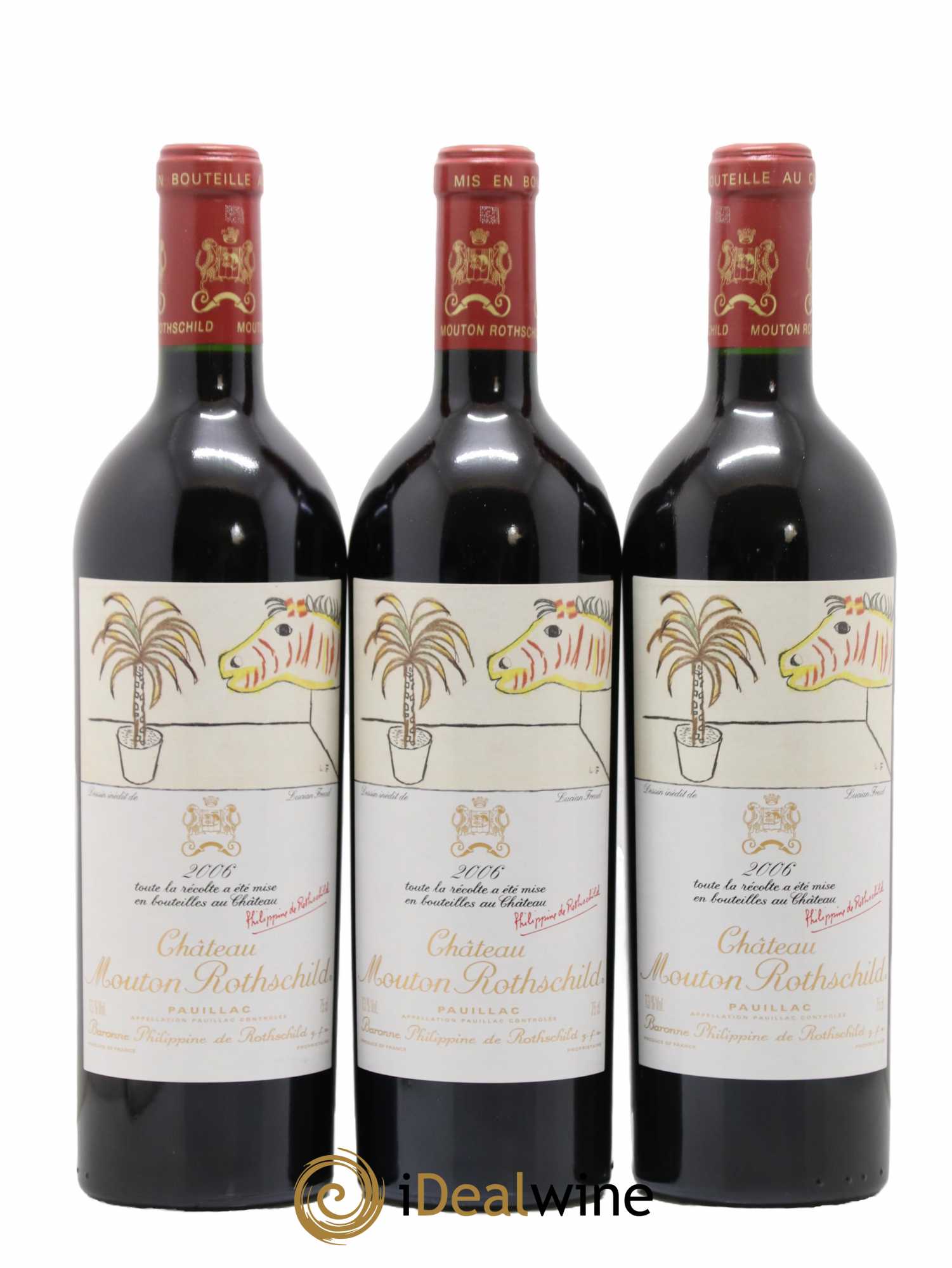 Château Mouton Rothschild 1er Grand Cru Classé 2006 - Posten von 6 Flaschen - 1