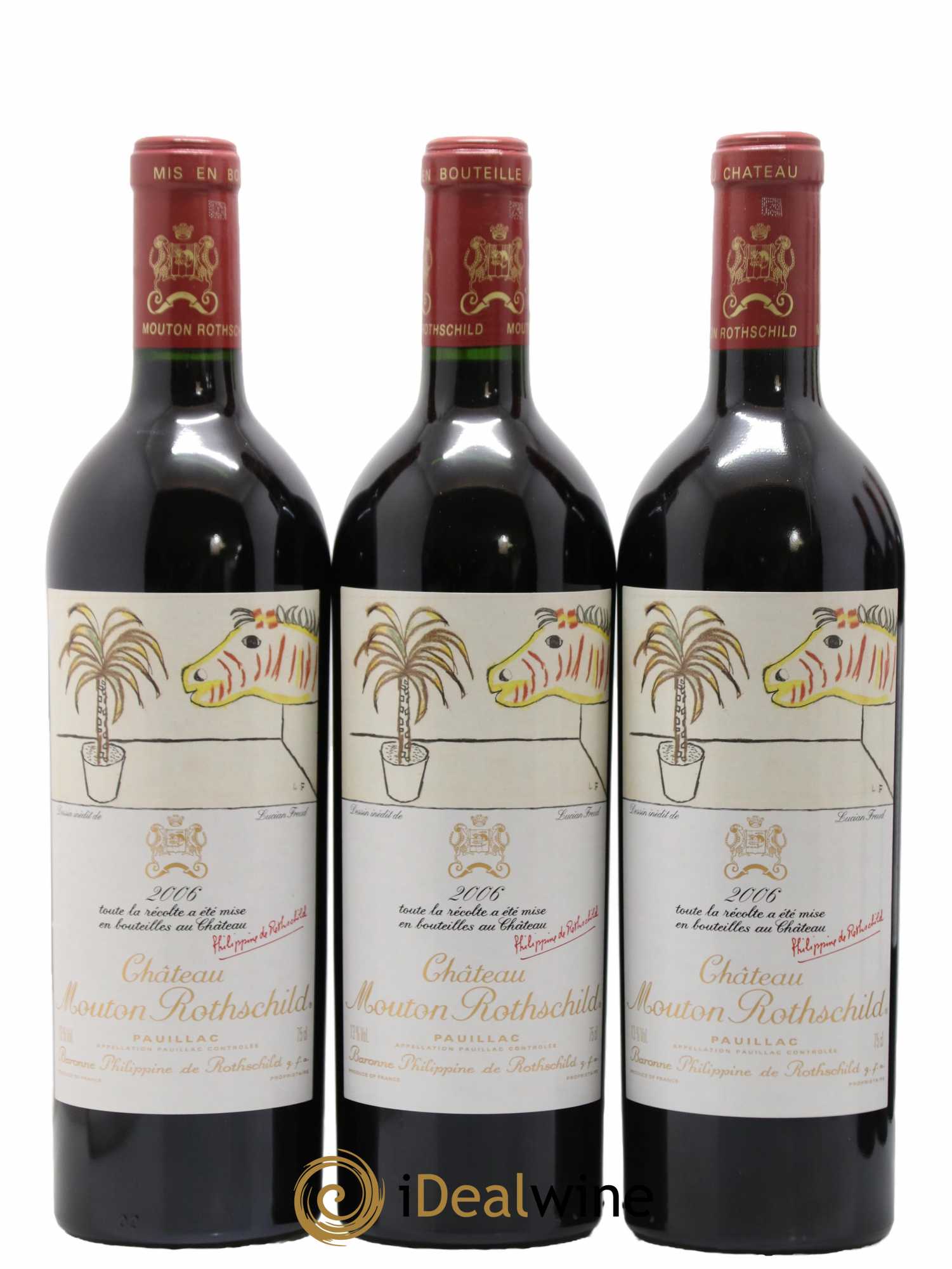 Château Mouton Rothschild 1er Grand Cru Classé 2006 - Posten von 6 Flaschen - 3
