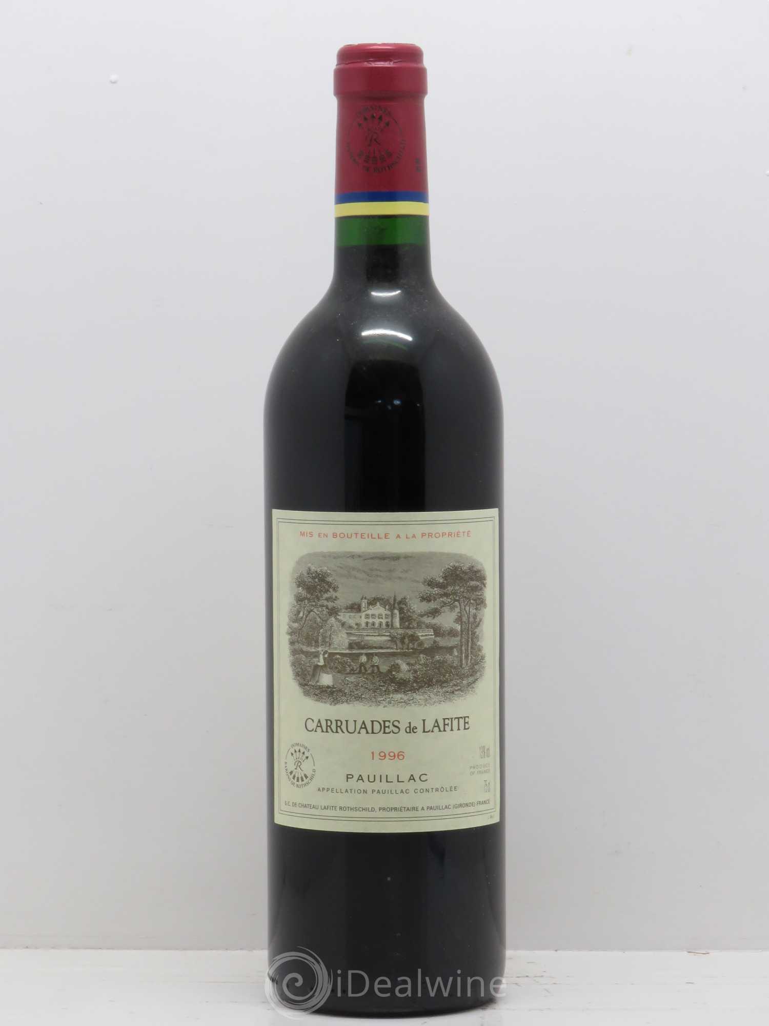 Carruades de Lafite Rothschild Second Vin 1996 - Lot de 1 bouteille - 0