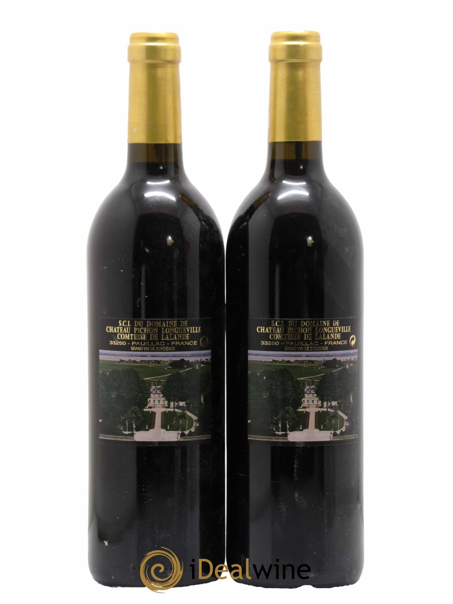 Château Pichon Longueville Comtesse de Lalande 2ème Grand Cru Classé 2000 - Lot de 2 bouteilles - 1