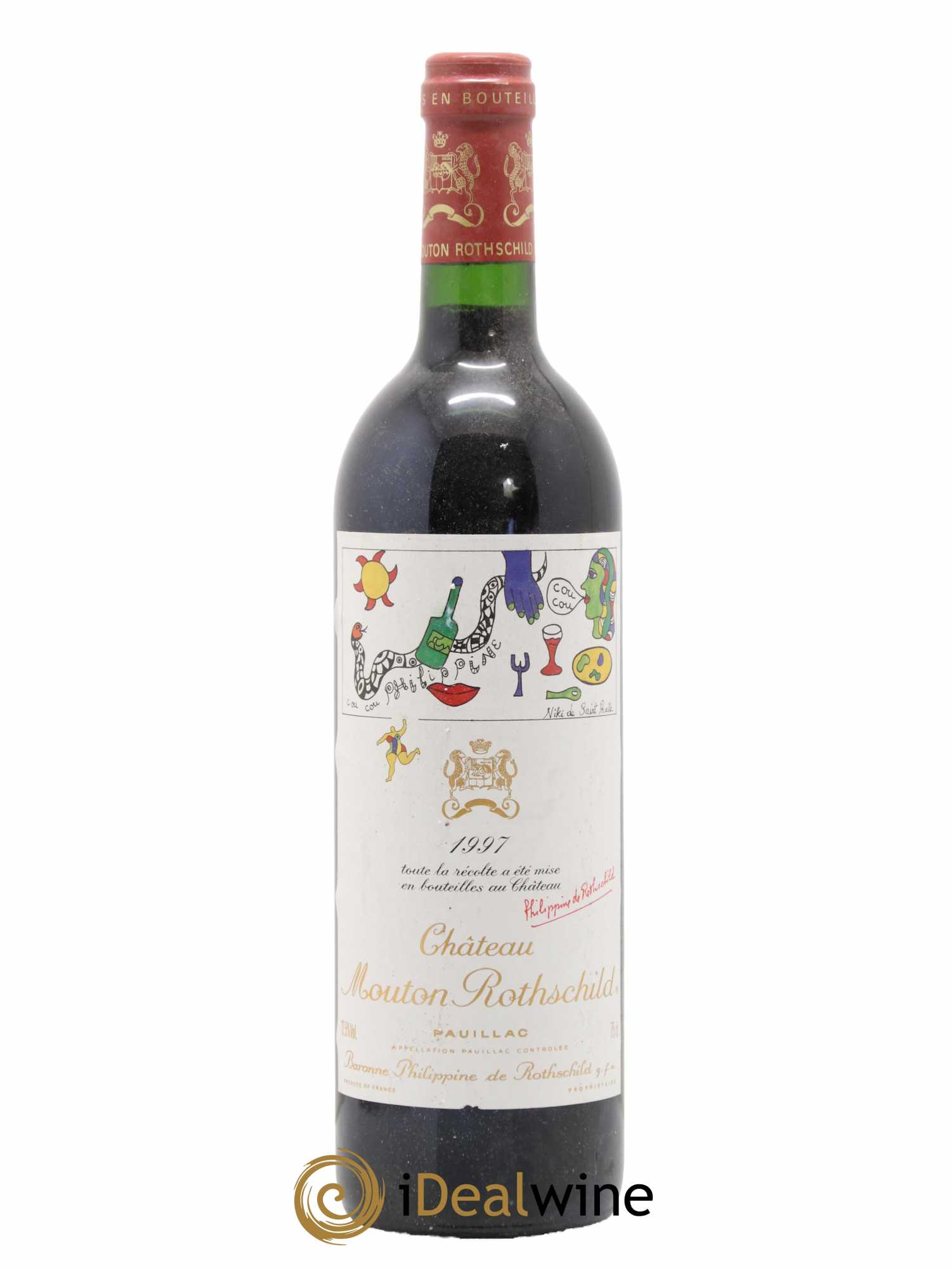 Château Mouton Rothschild 1er Grand Cru Classé 1997 - Lot de 1 bouteille - 0