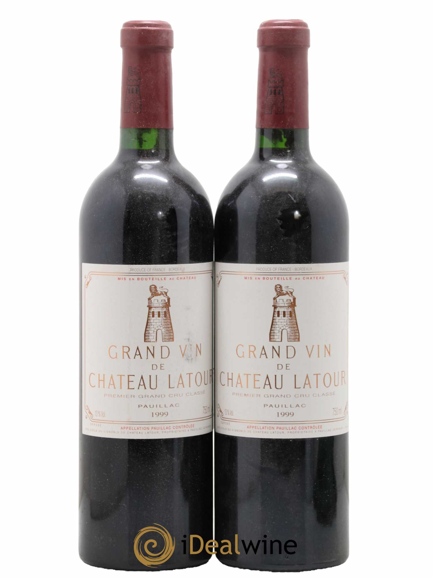Château Latour 1er Grand Cru Classé 1999 - Lot de 2 bouteilles - 0
