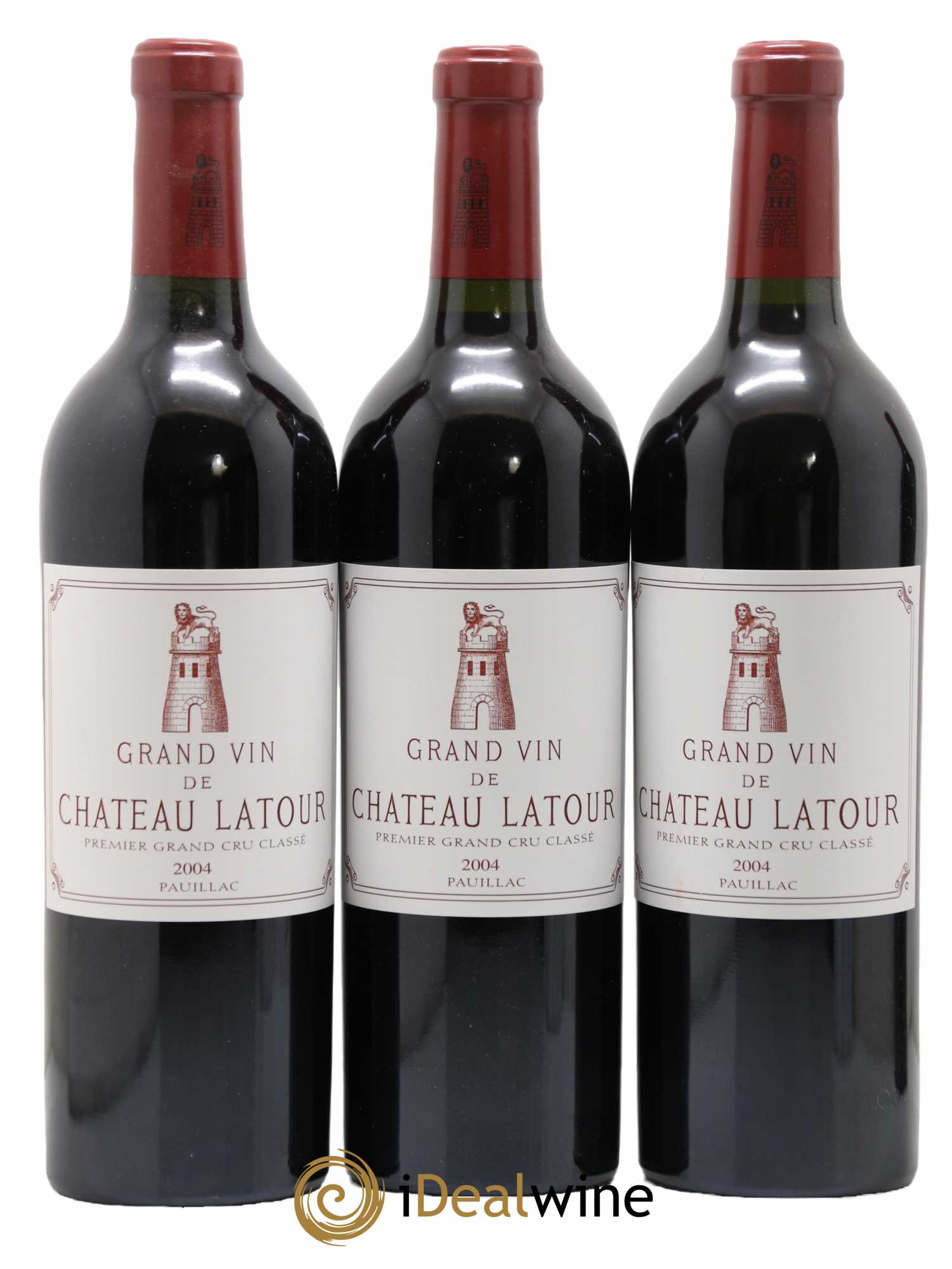Château Latour 1er Grand Cru Classé 2004 - Lot de 3 bouteilles - 0