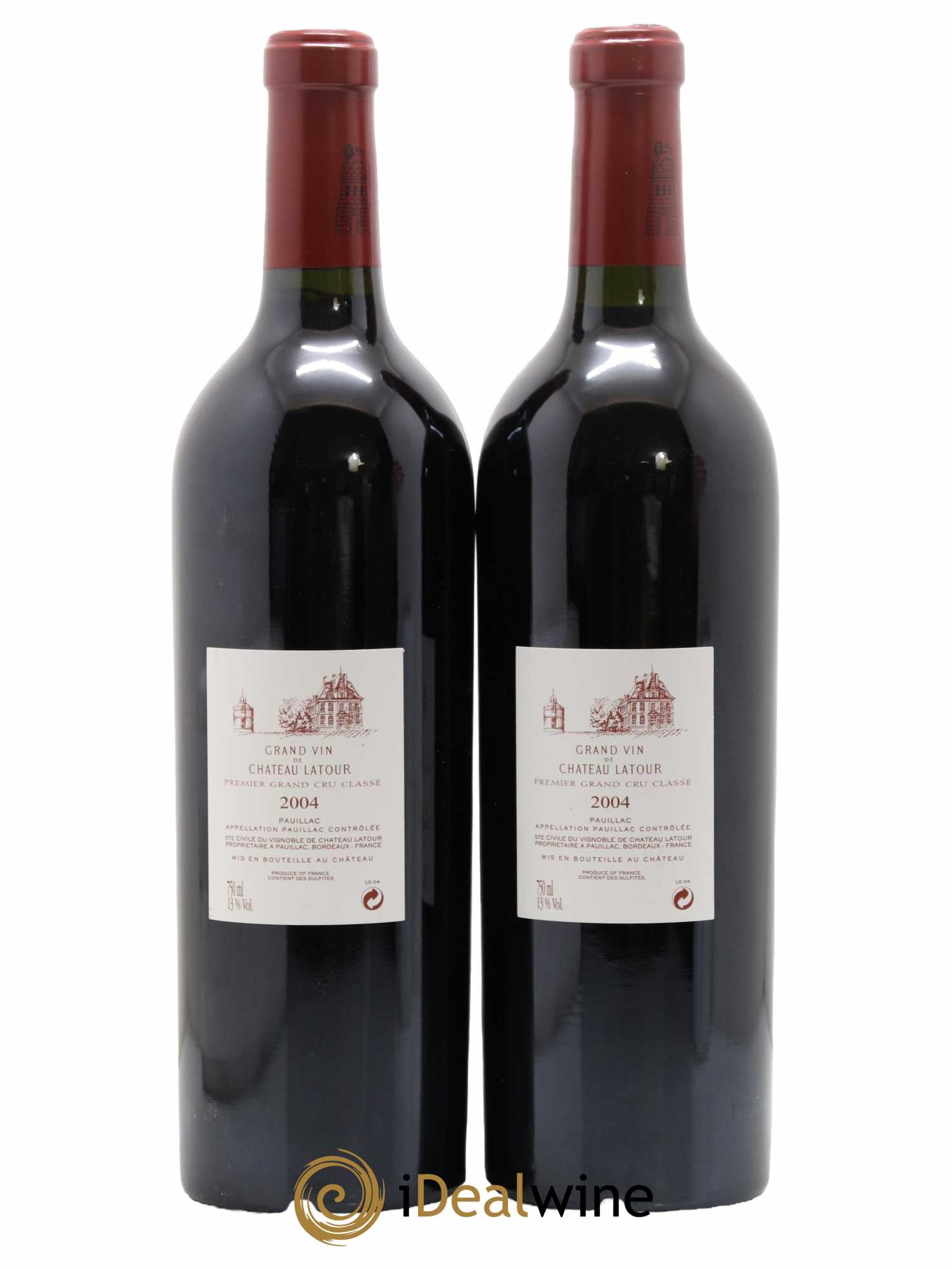 Château Latour 1er Grand Cru Classé 2004 - Lot de 2 bouteilles - 1
