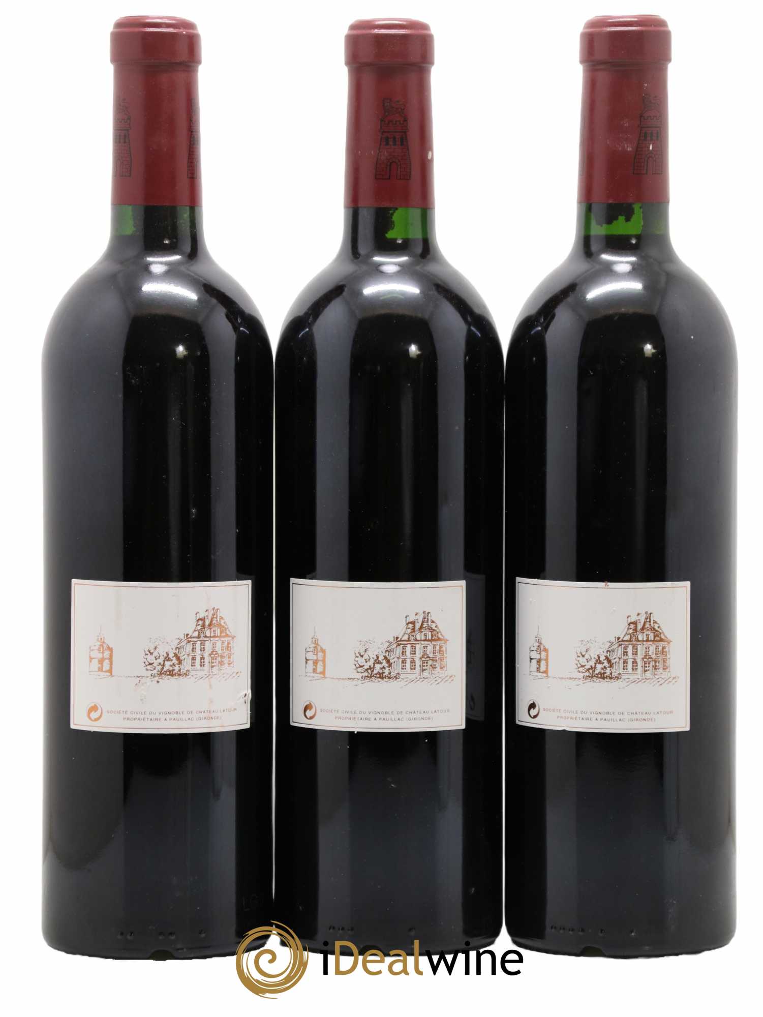 Château Latour 1er Grand Cru Classé 1999 - Lot de 3 bouteilles - 1