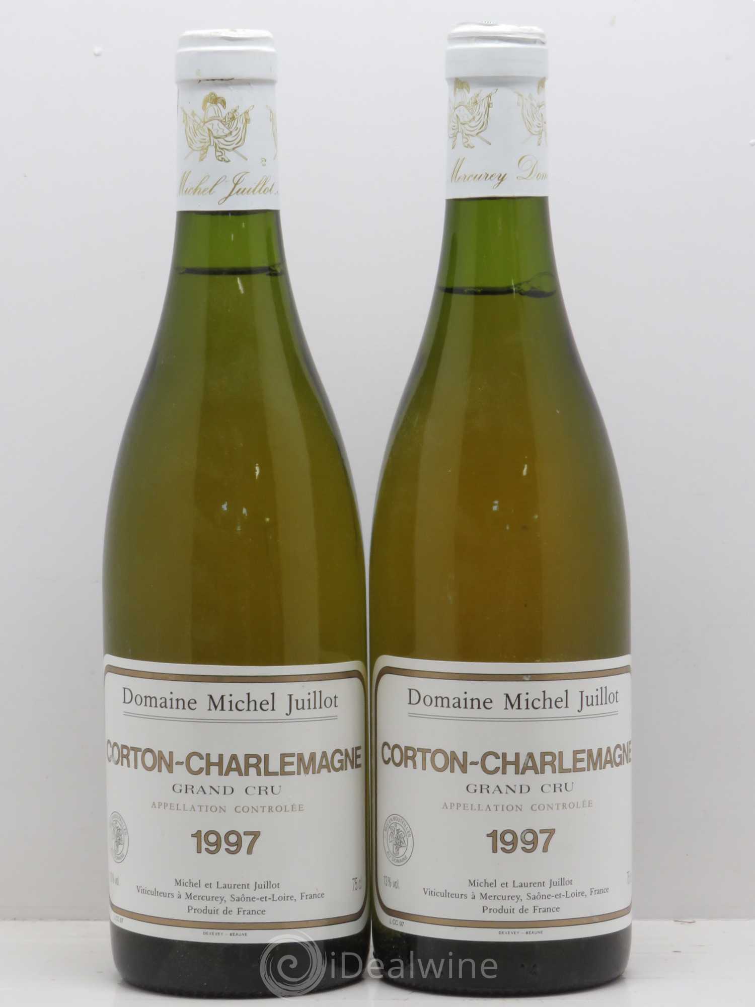 Corton-Charlemagne Grand Cru Michel Juillot (Domaine) 1997 - Lot de 2 bouteilles - 0