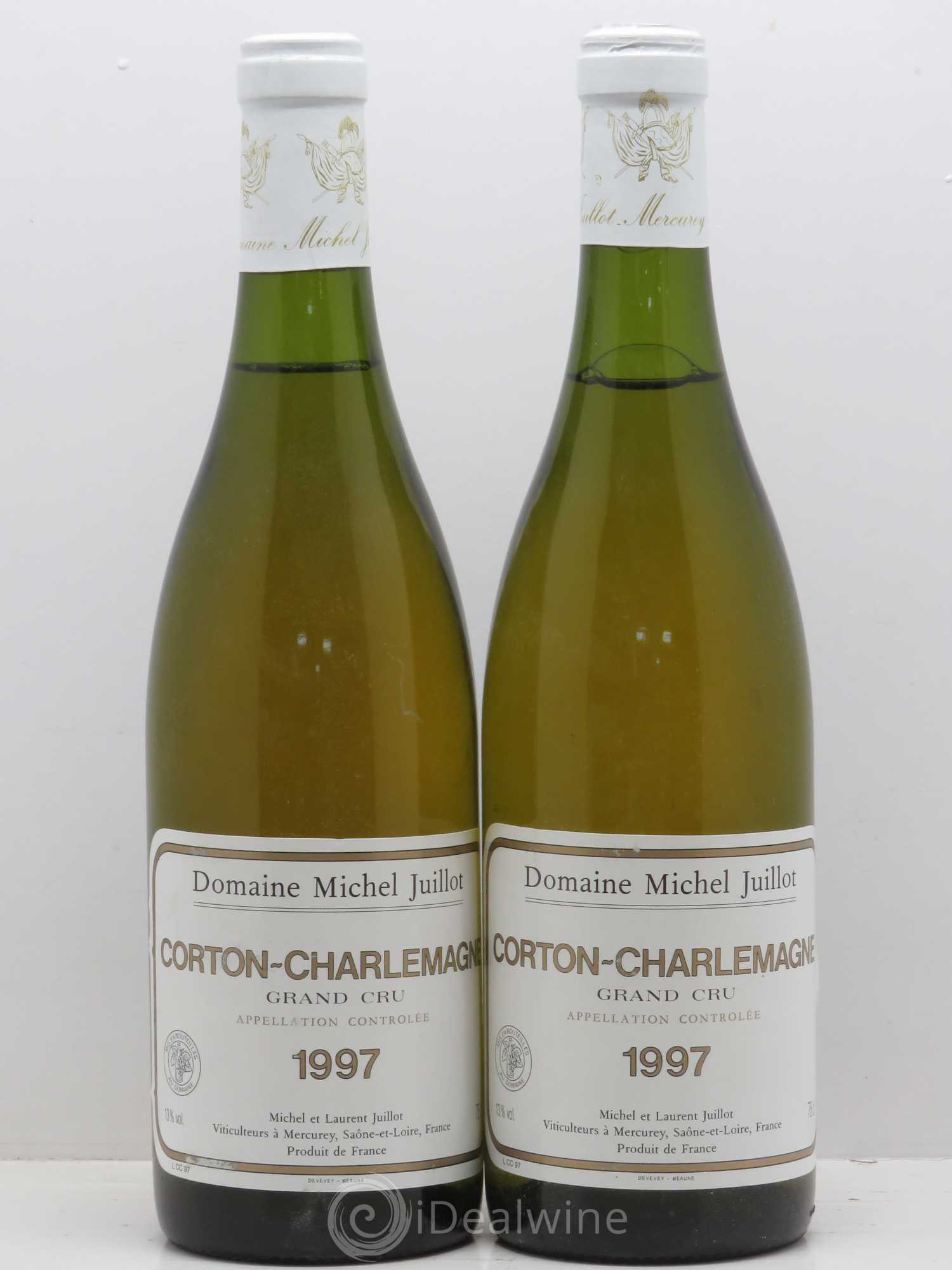 Corton-Charlemagne Grand Cru Michel Juillot (Domaine) 1997 - Lot de 2 bouteilles - 0