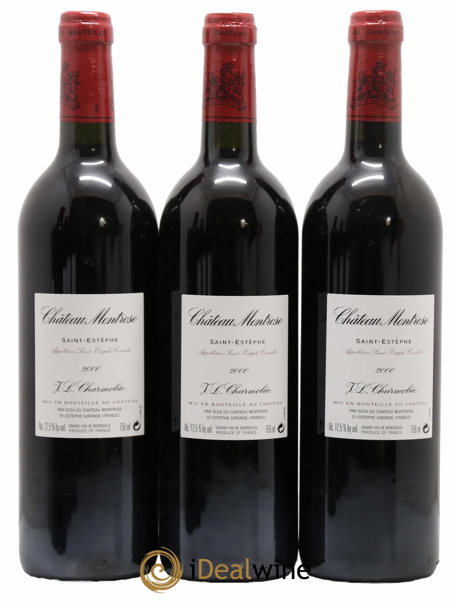 Château Montrose 2ème Grand Cru Classé 2000 - Lot de 12 bouteilles - 6