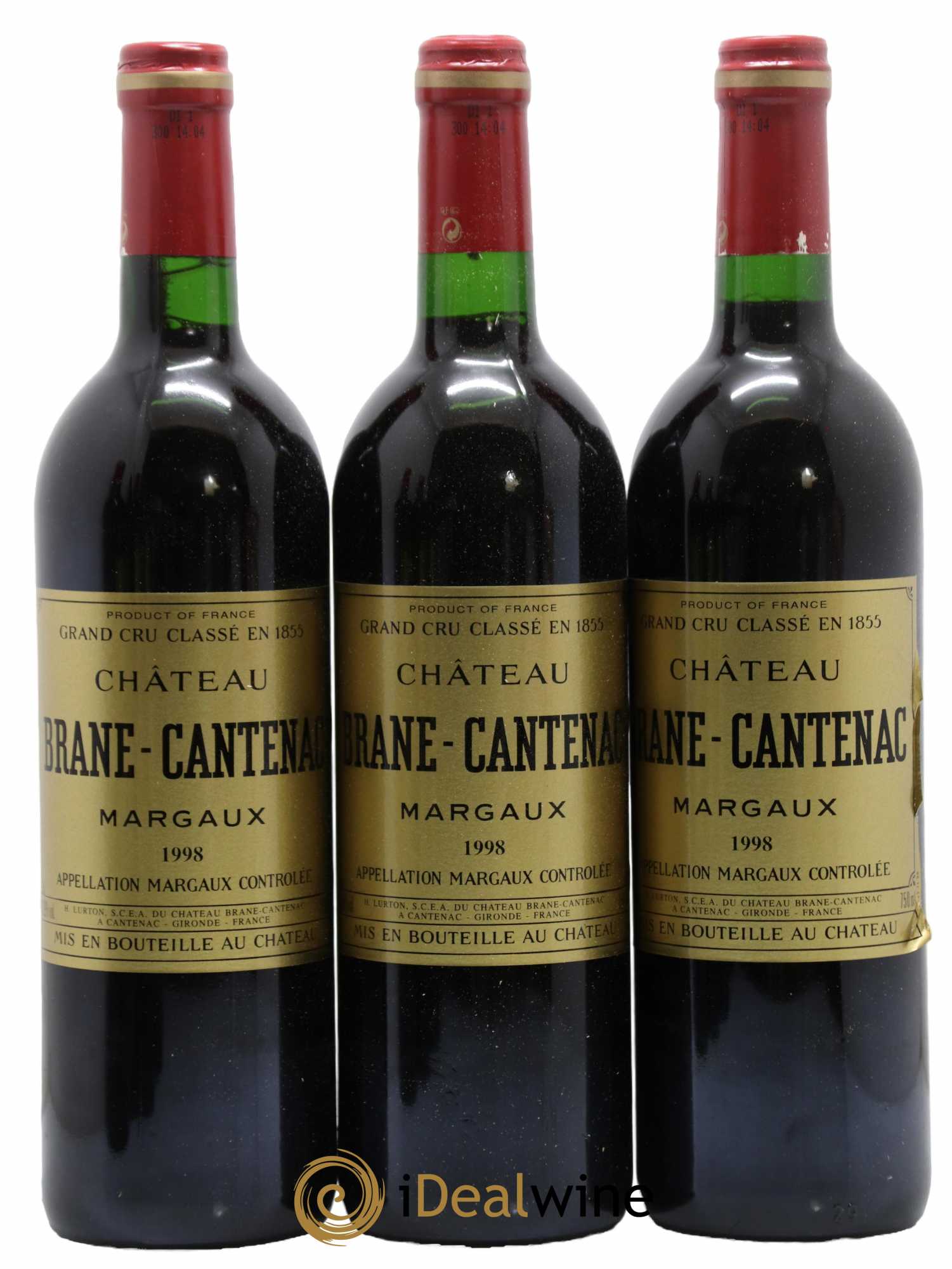 Château Brane Cantenac 2ème Grand Cru Classé 1998 - Lot de 12 bouteilles - 2