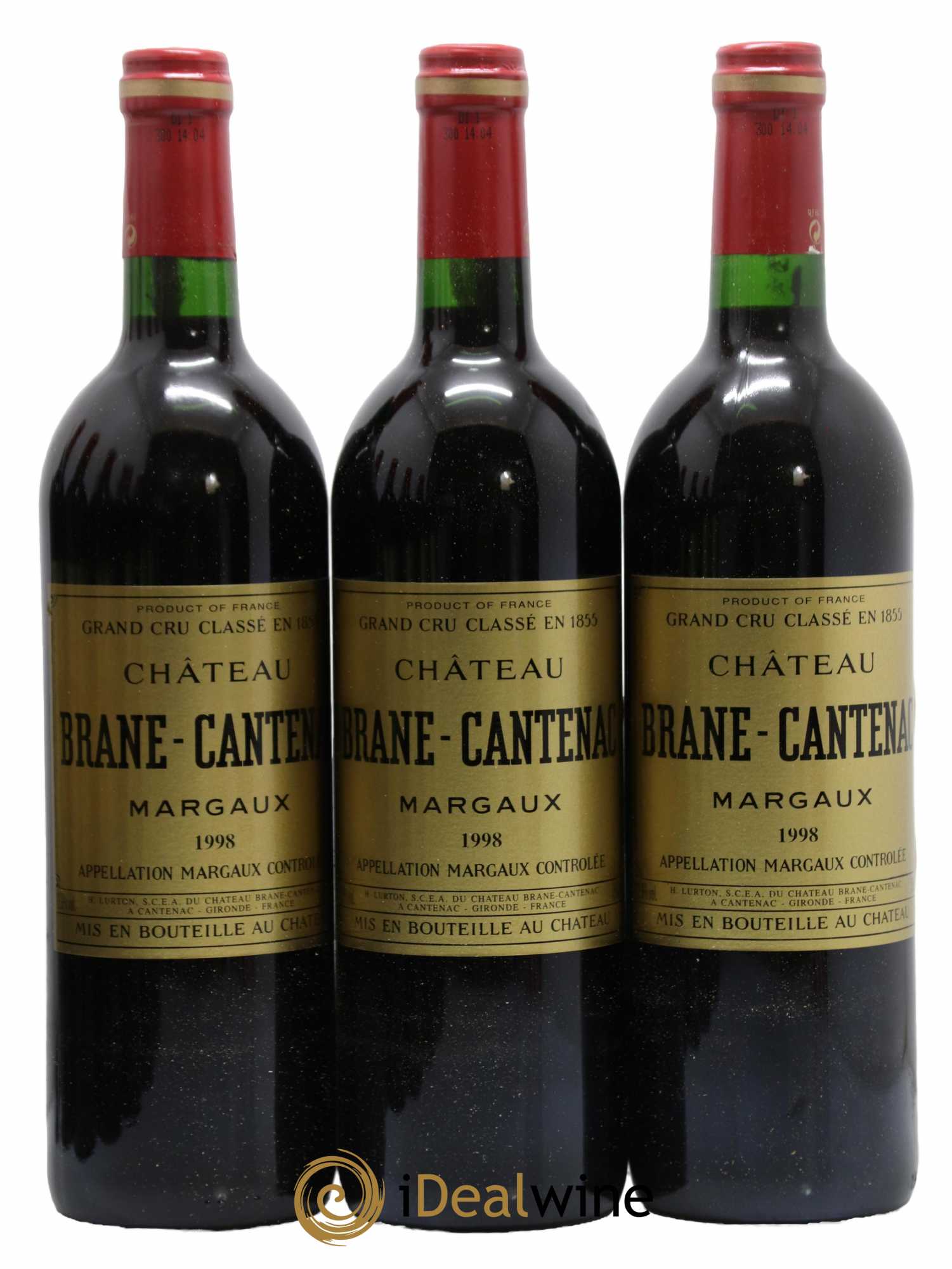Château Brane Cantenac 2ème Grand Cru Classé 1998 - Lot de 12 bouteilles - 3